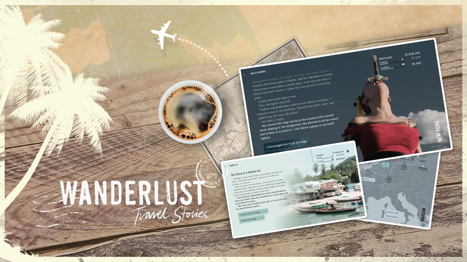 Wanderlust Travel Stories artwork