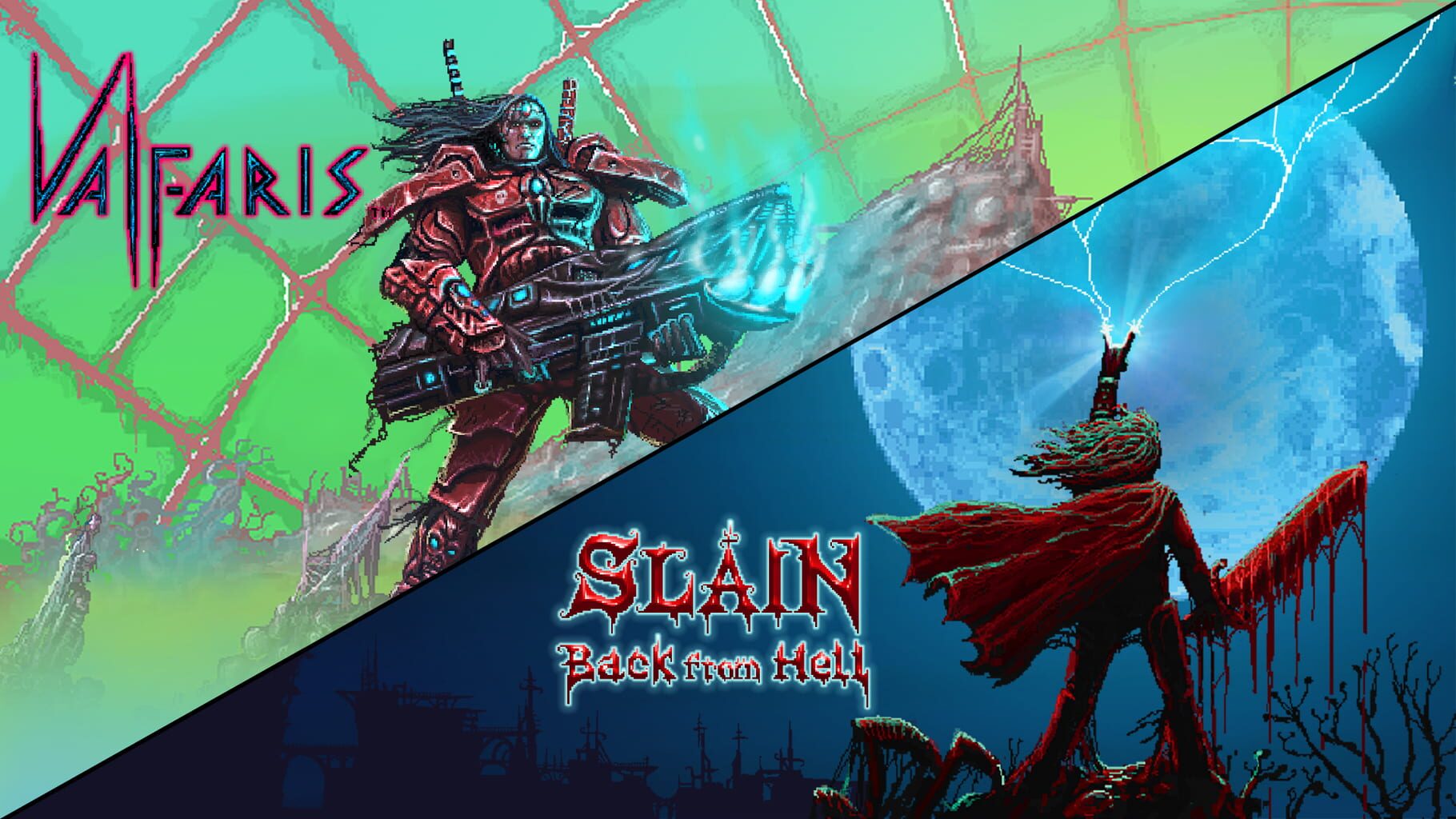 Valfaris & Slain Double Pack artwork