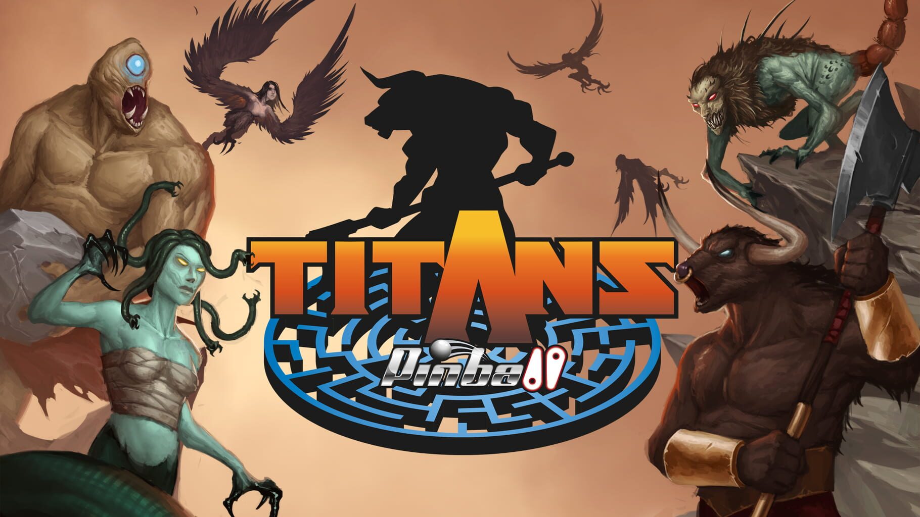 Titans Pinball artwork