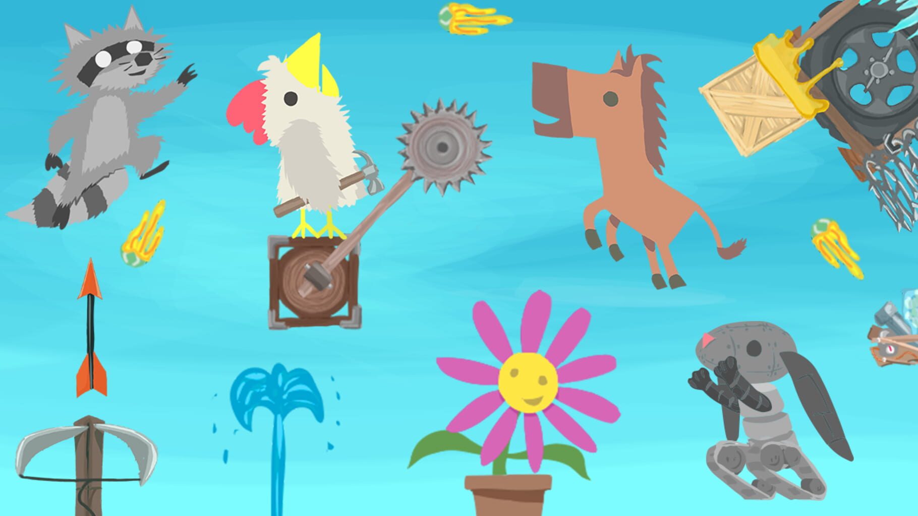 Ultimate Chicken Horse artwork