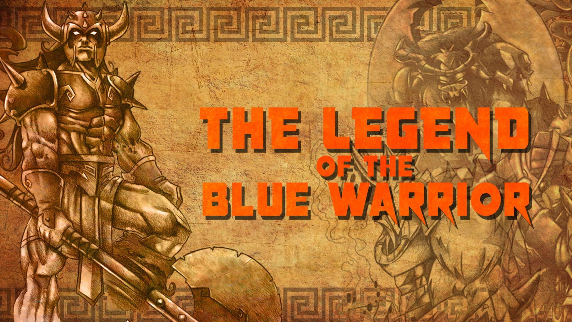 The Legend of The Blue Warrior artwork