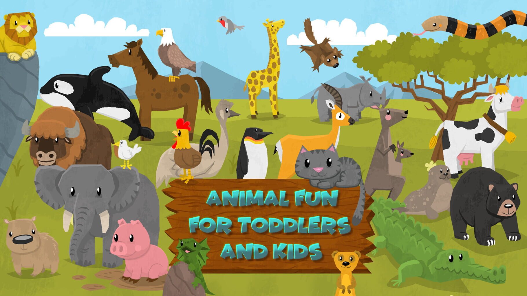 Animal Fun for Toddlers and Kids artwork
