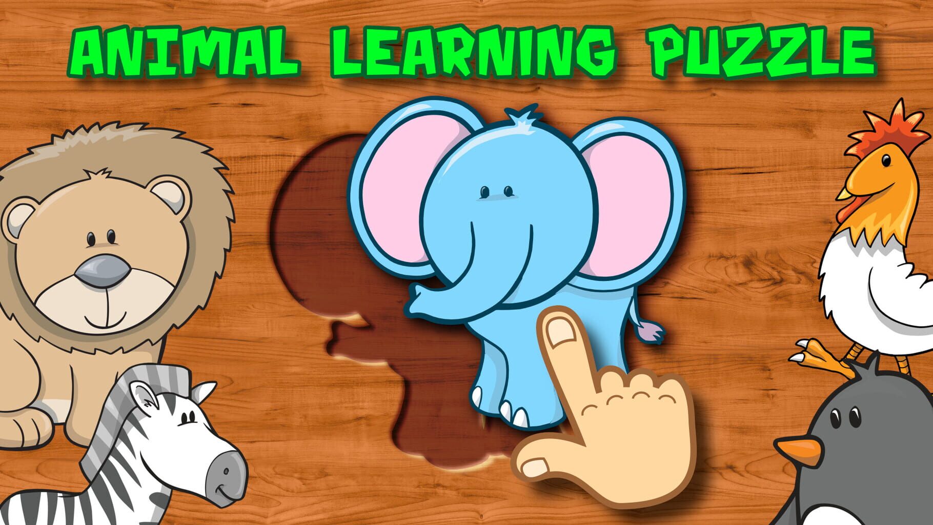 Animal Learning Puzzle for Toddlers and Kids artwork