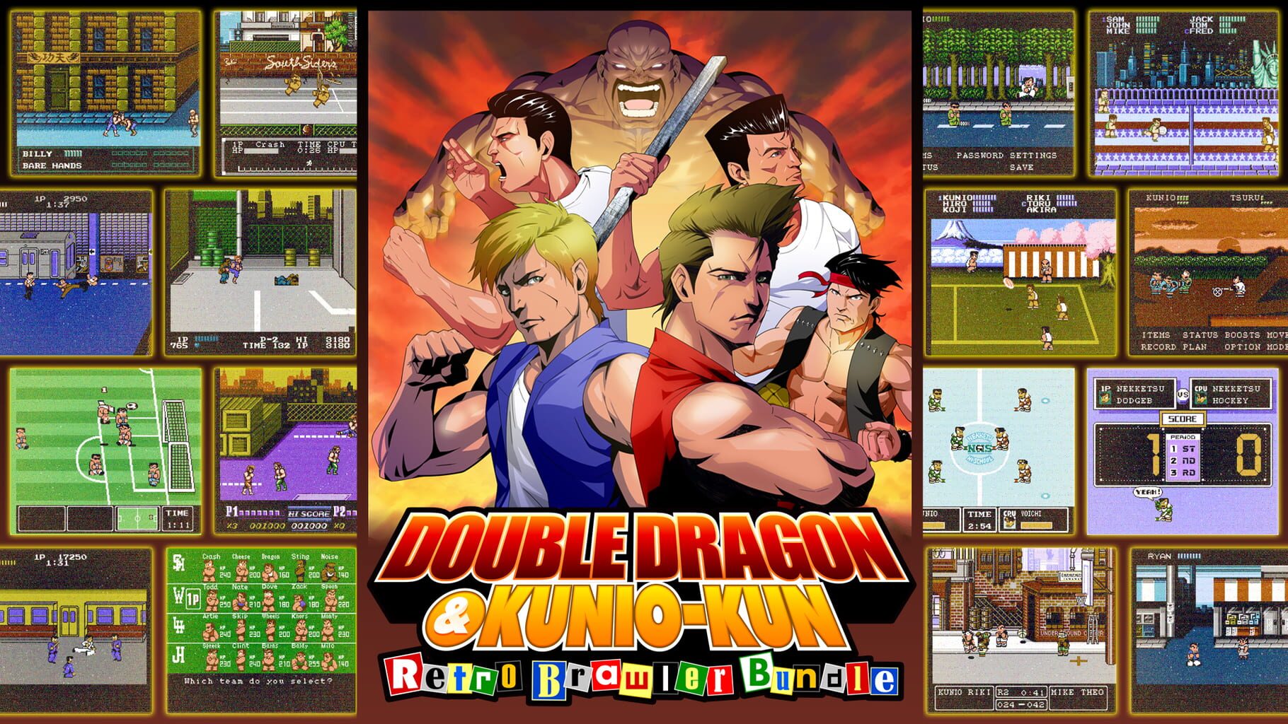 Double Dragon & Kunio-kun: Retro Brawler Bundle artwork