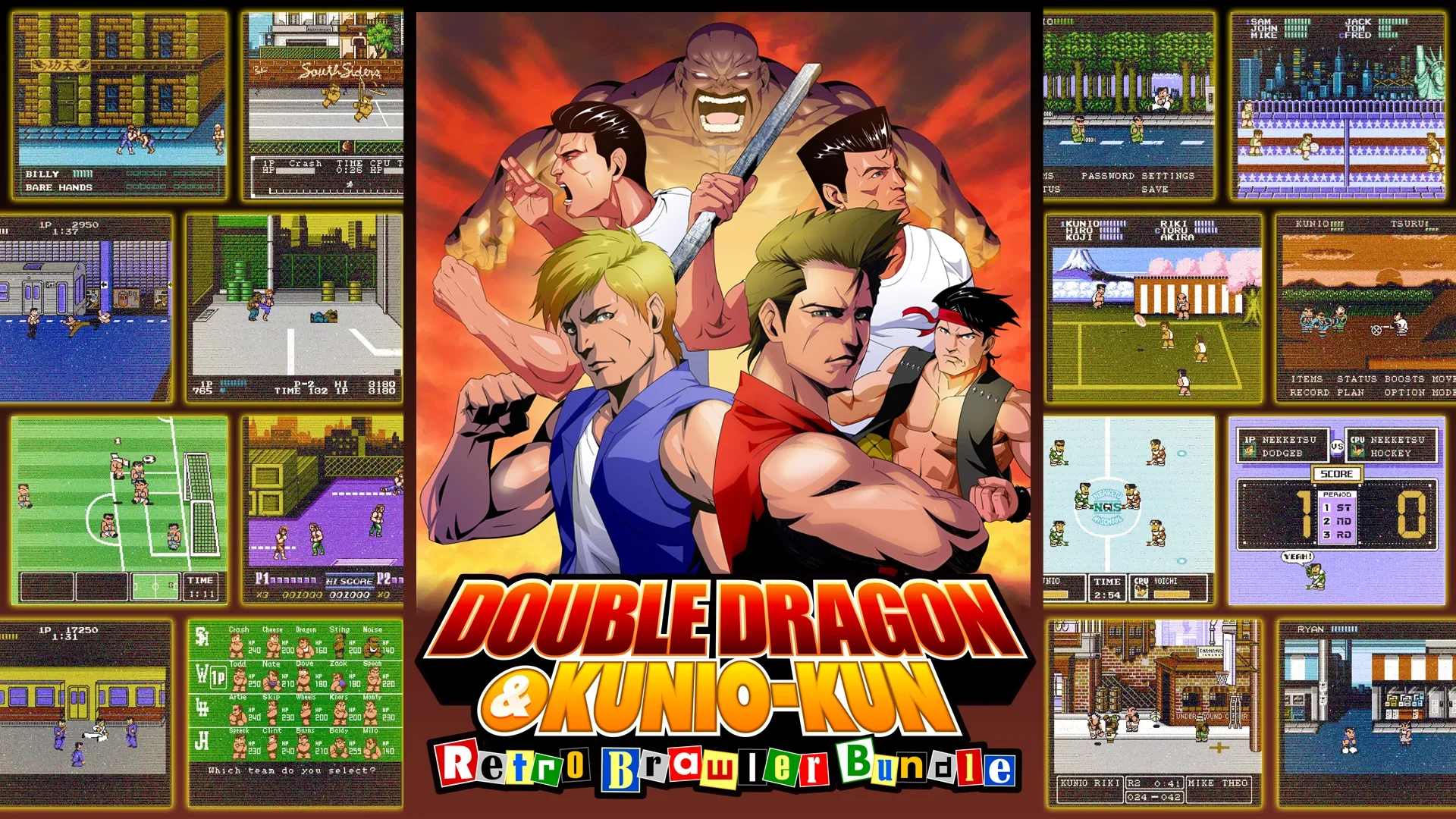 Arte - Double Dragon & Kunio-kun: Retro Brawler Bundle