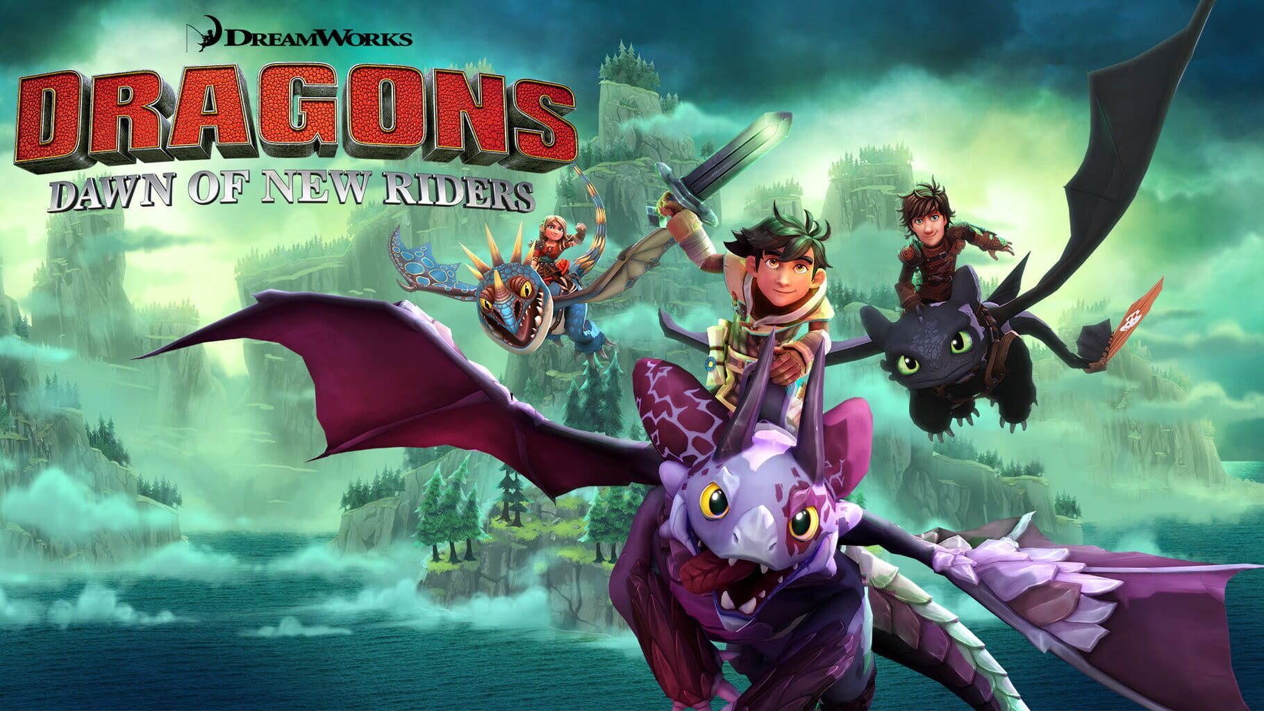 DreamWorks Dragons Dawn of New Riders artwork