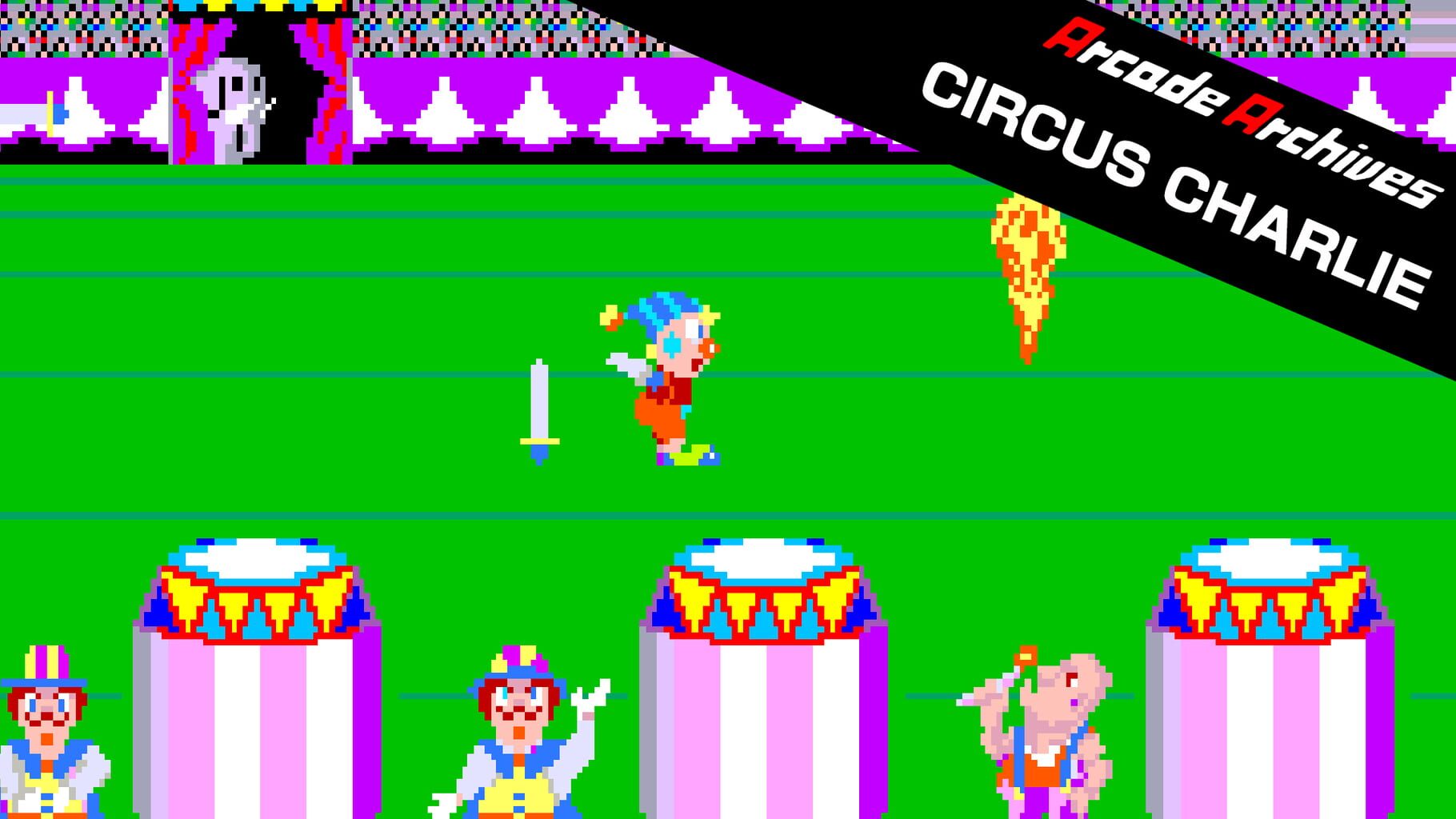 Arcade Archives: Circus Charlie artwork