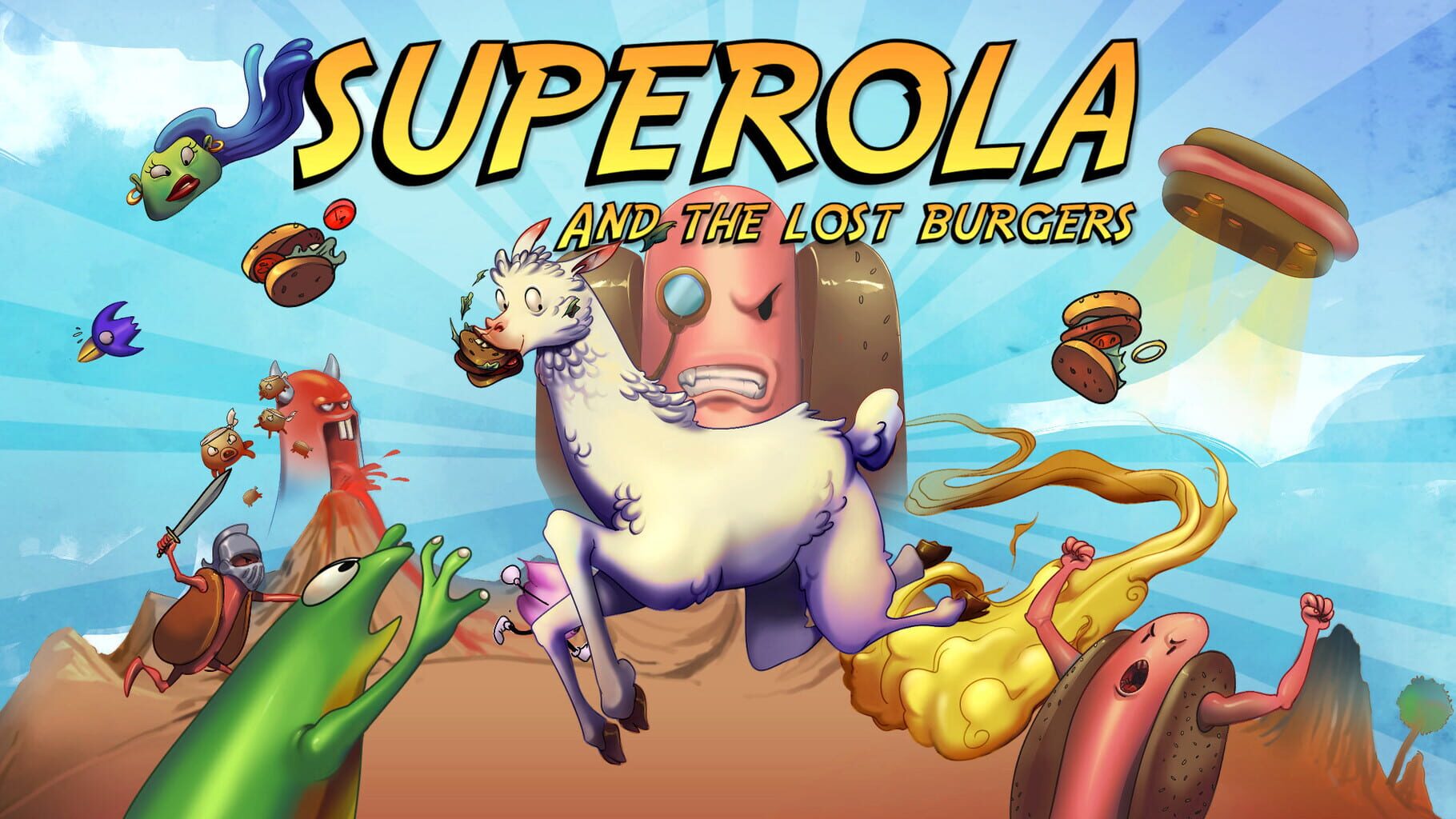 Superola and the Lost Burgers artwork