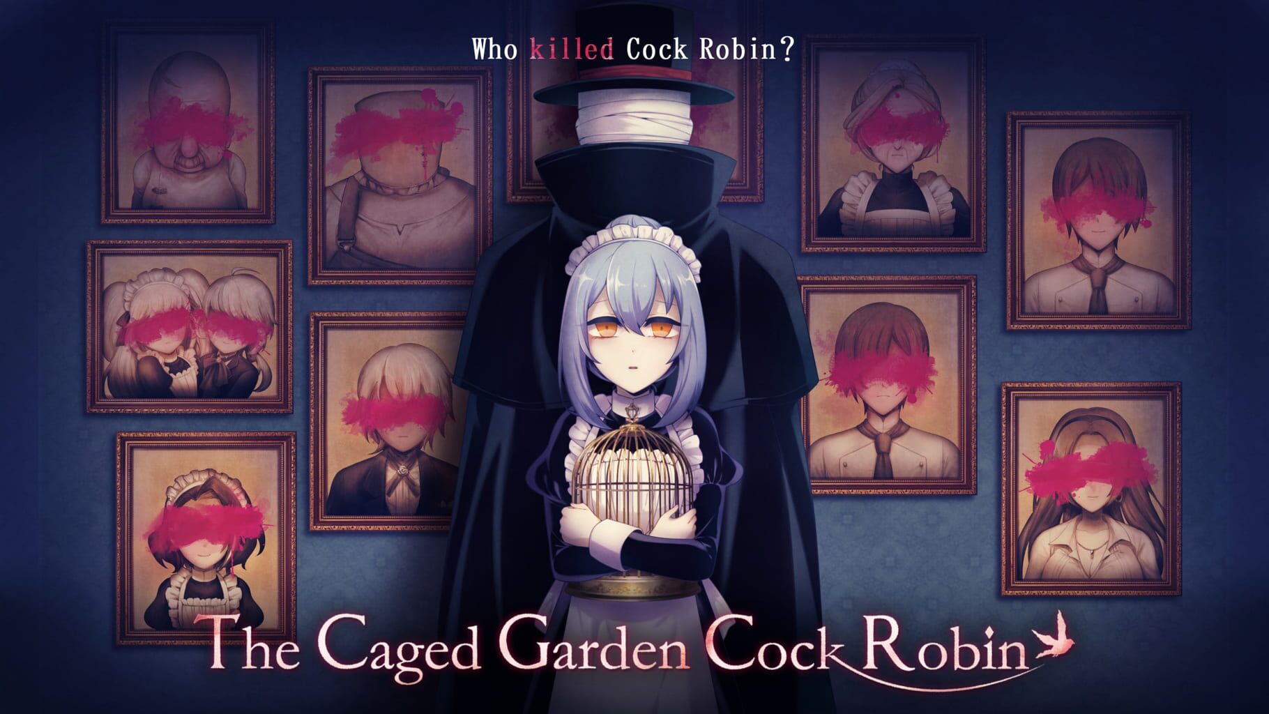 Caged Garden Cock Robin artwork