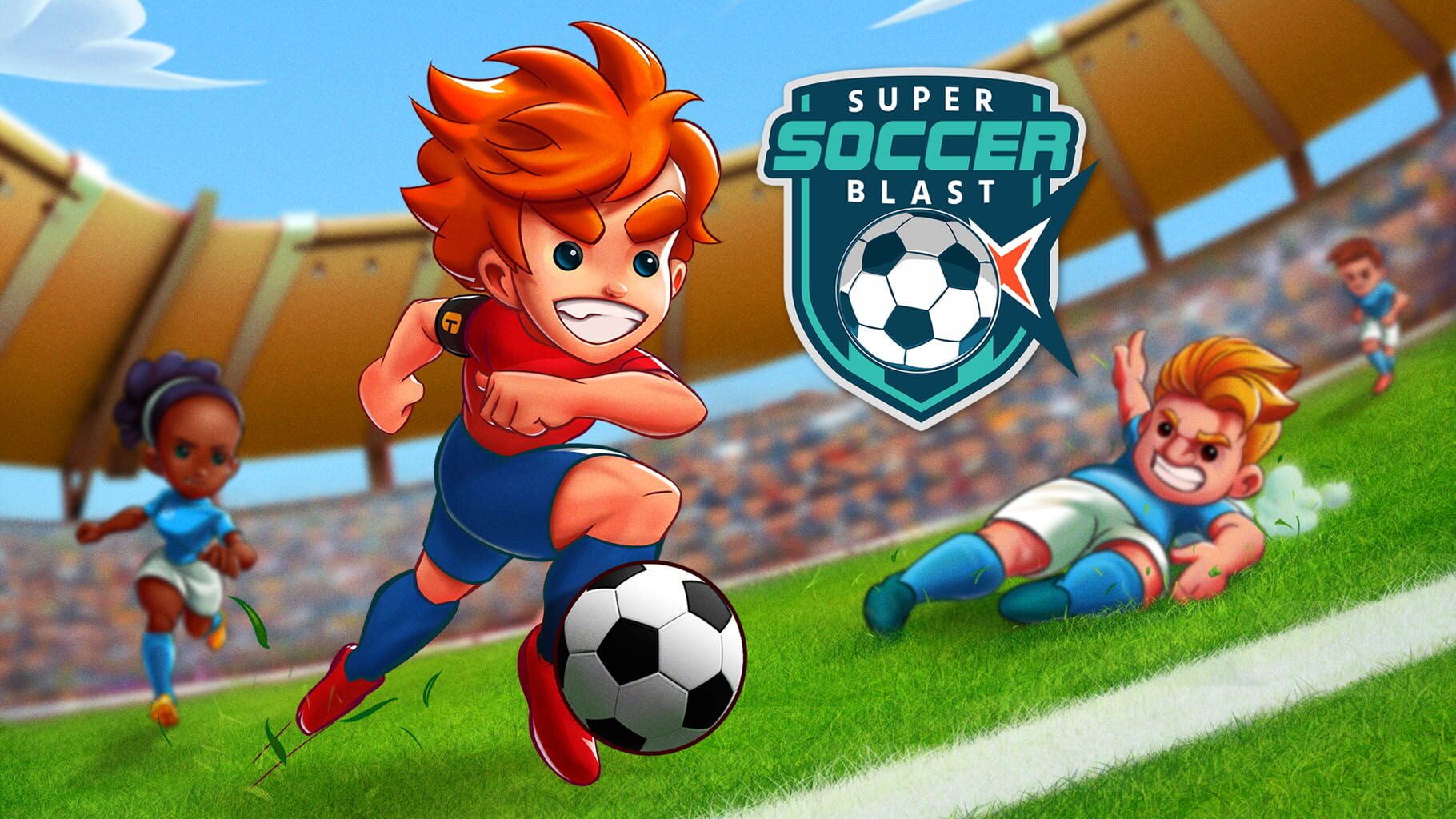 Super Soccer Blast artwork