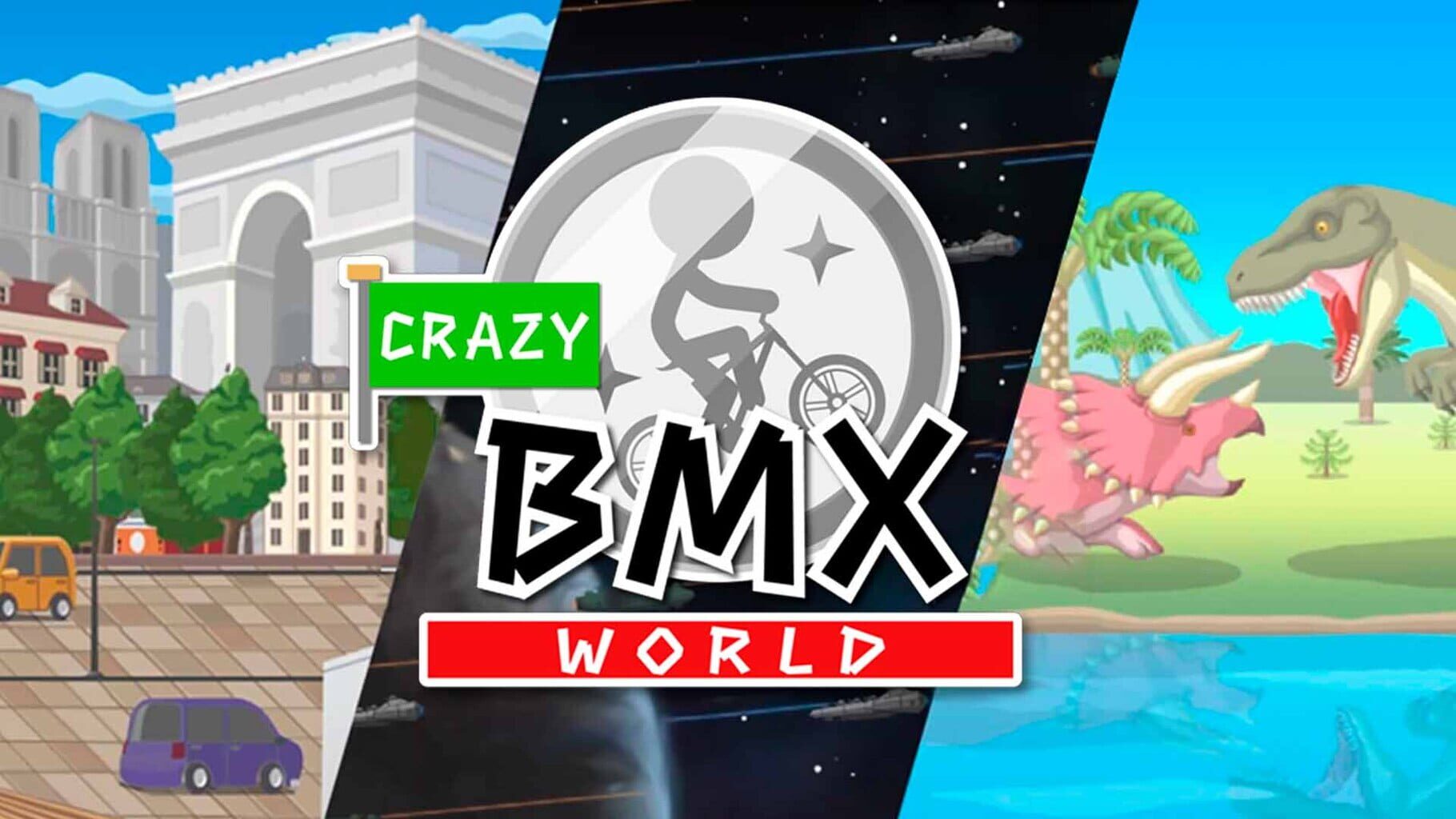Crazy BMX World artwork