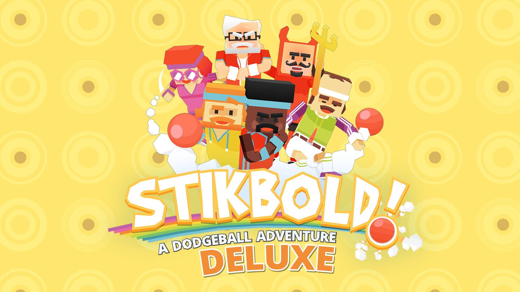 Stikbold! A Dodgeball Adventure Deluxe artwork