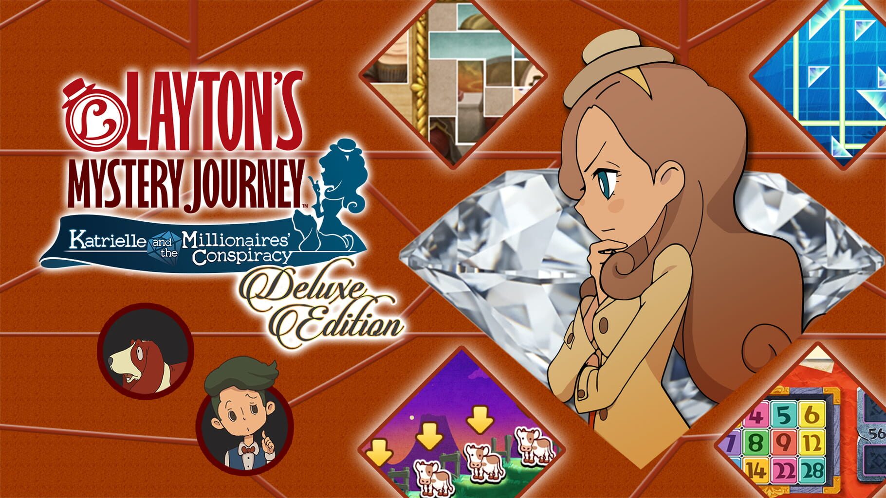 Layton's Mystery Journey: Katrielle and the Millionaires' Conspiracy - Deluxe Edition artwork