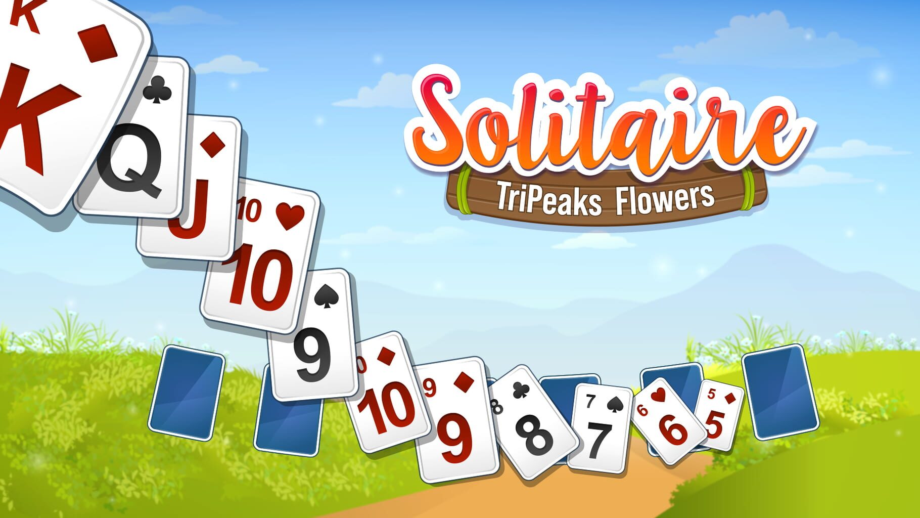 Solitaire TriPeaks Flowers artwork