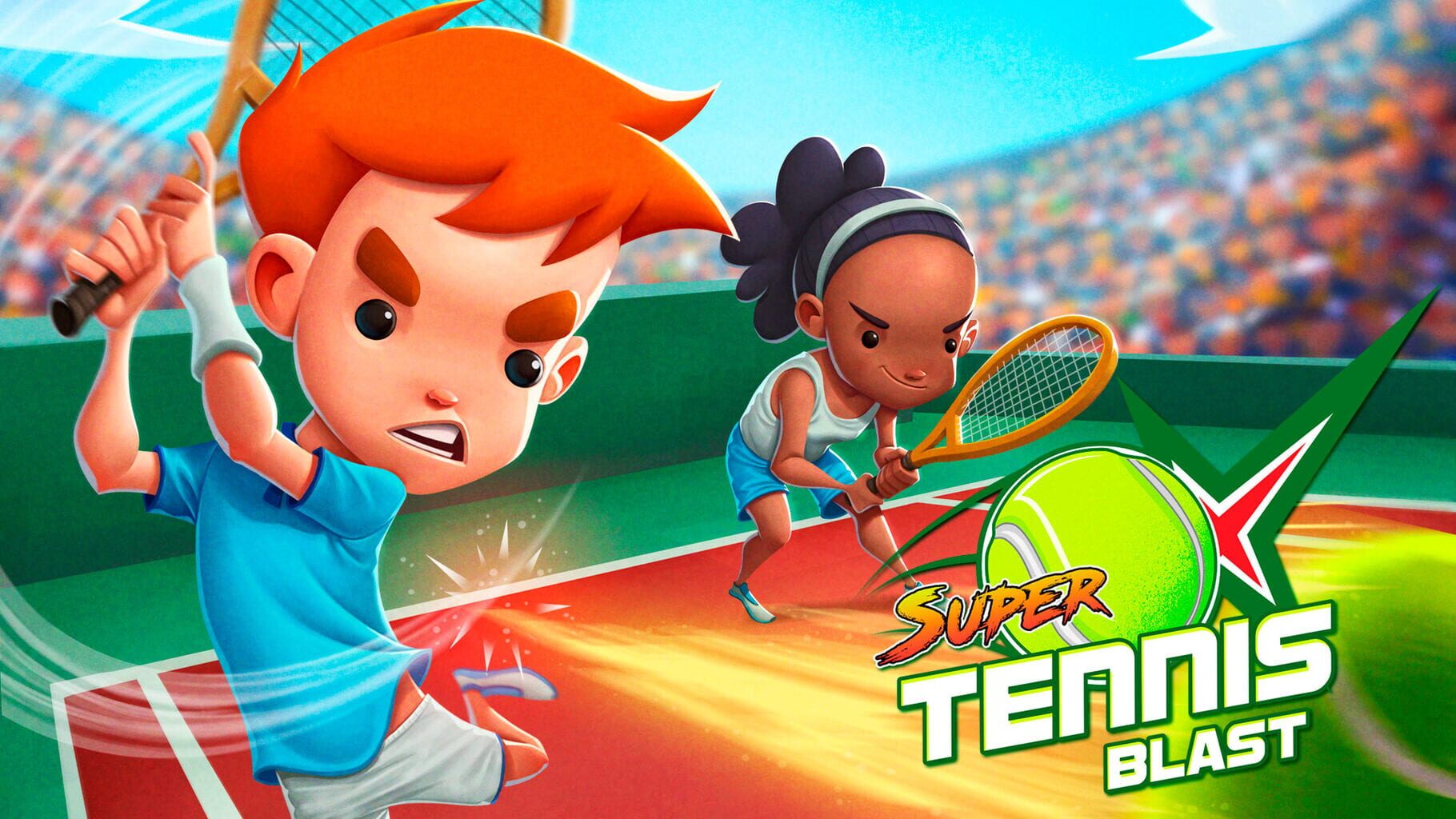 Super Tennis Blast artwork