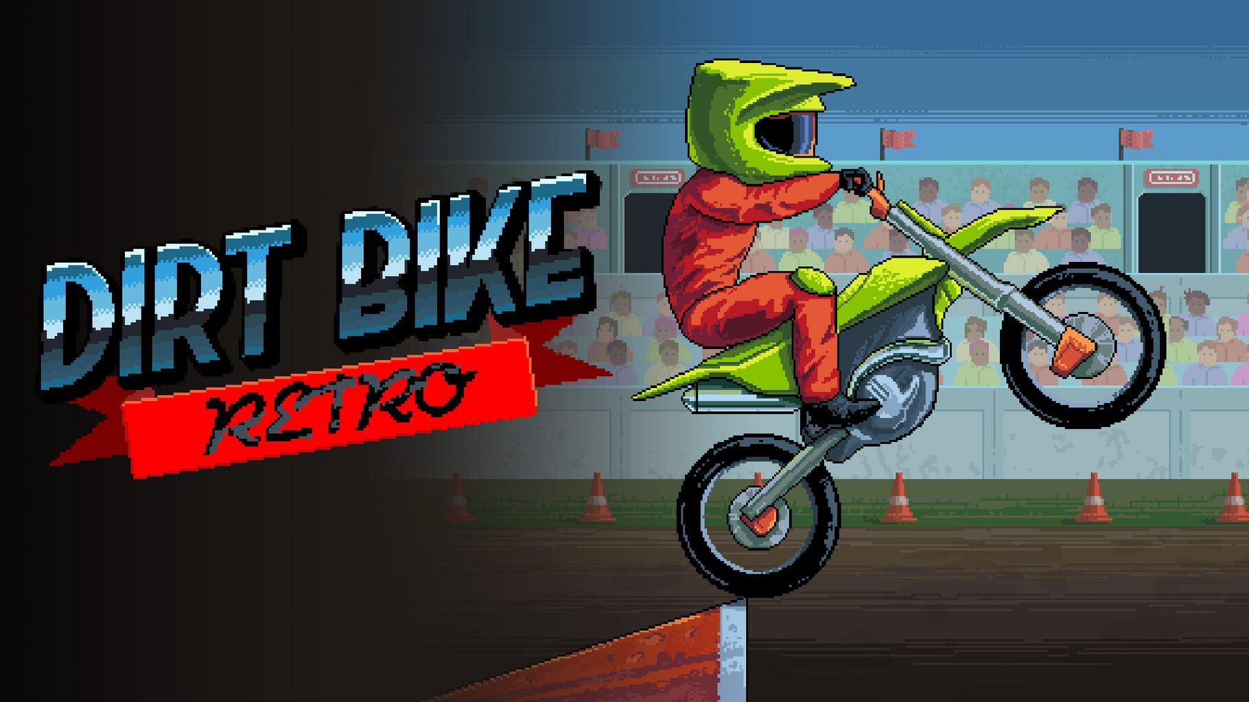 Dirt Bike Retro artwork