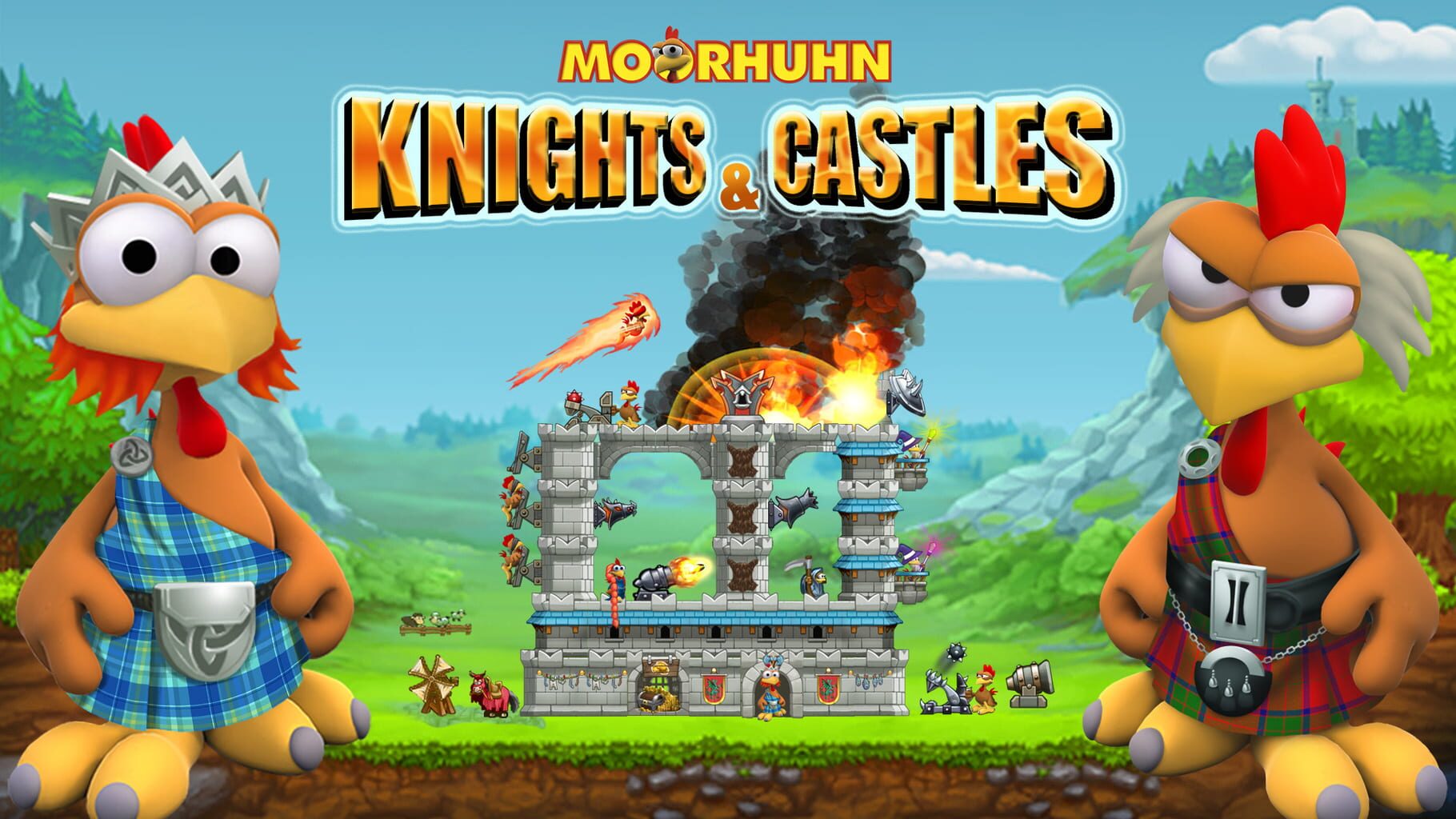 Moorhuhn Knights & Castles artwork