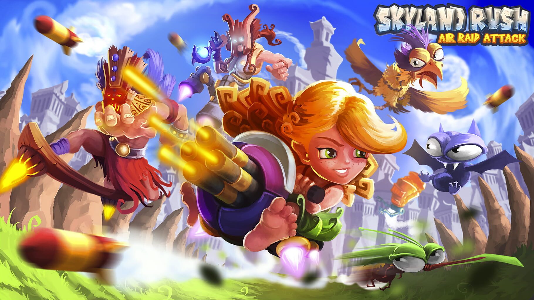 Skyland Rush: Air Raid Attack artwork