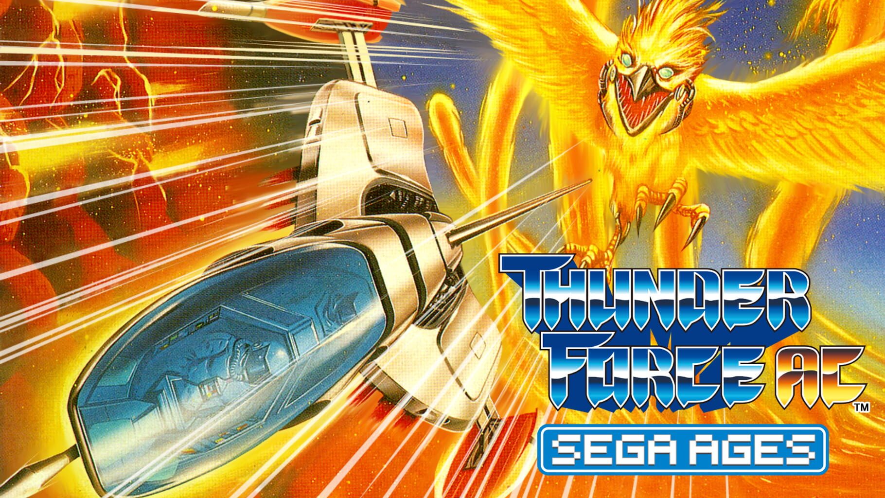 Sega Ages Thunder Force AC artwork