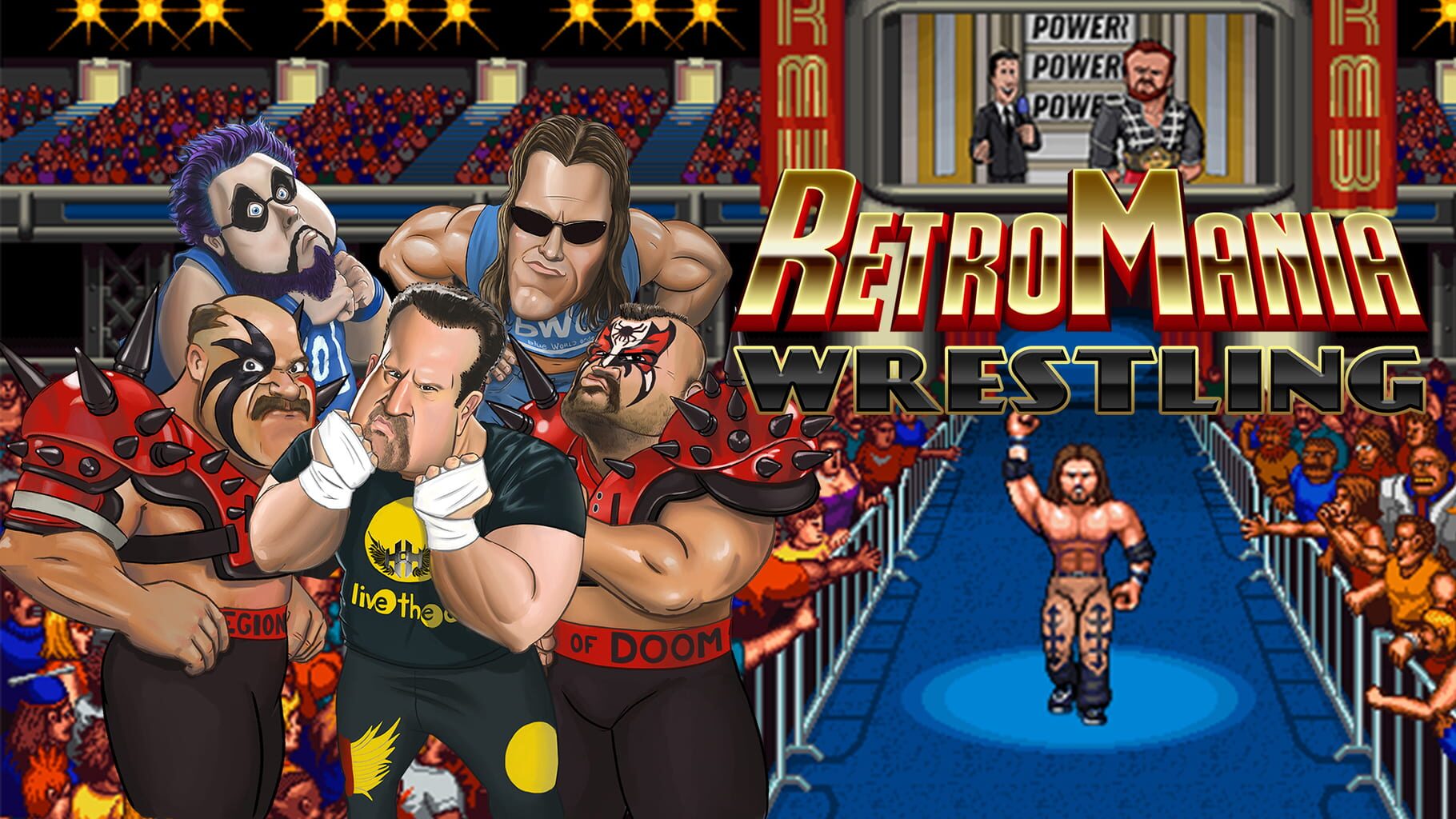 RetroMania Wrestling artwork