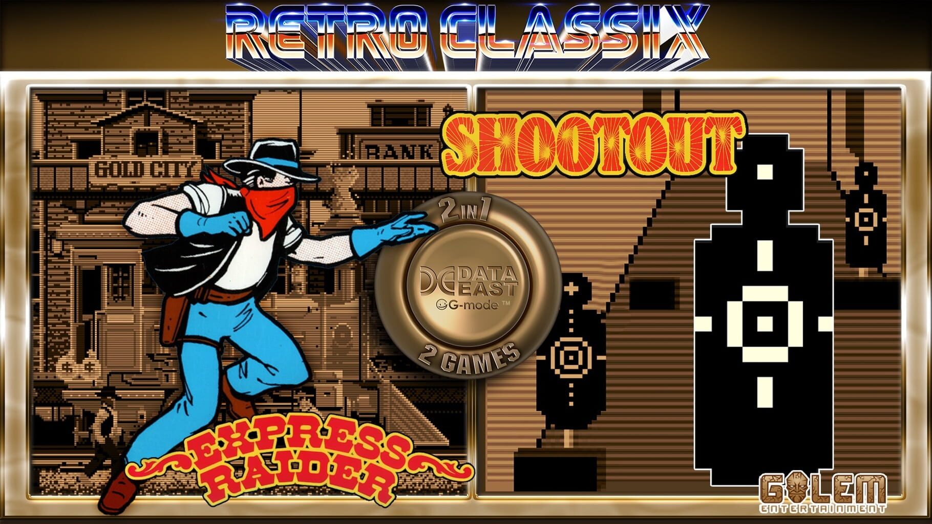 Retro Classix 2-in-1 Pack: Express Raider & Shootout artwork