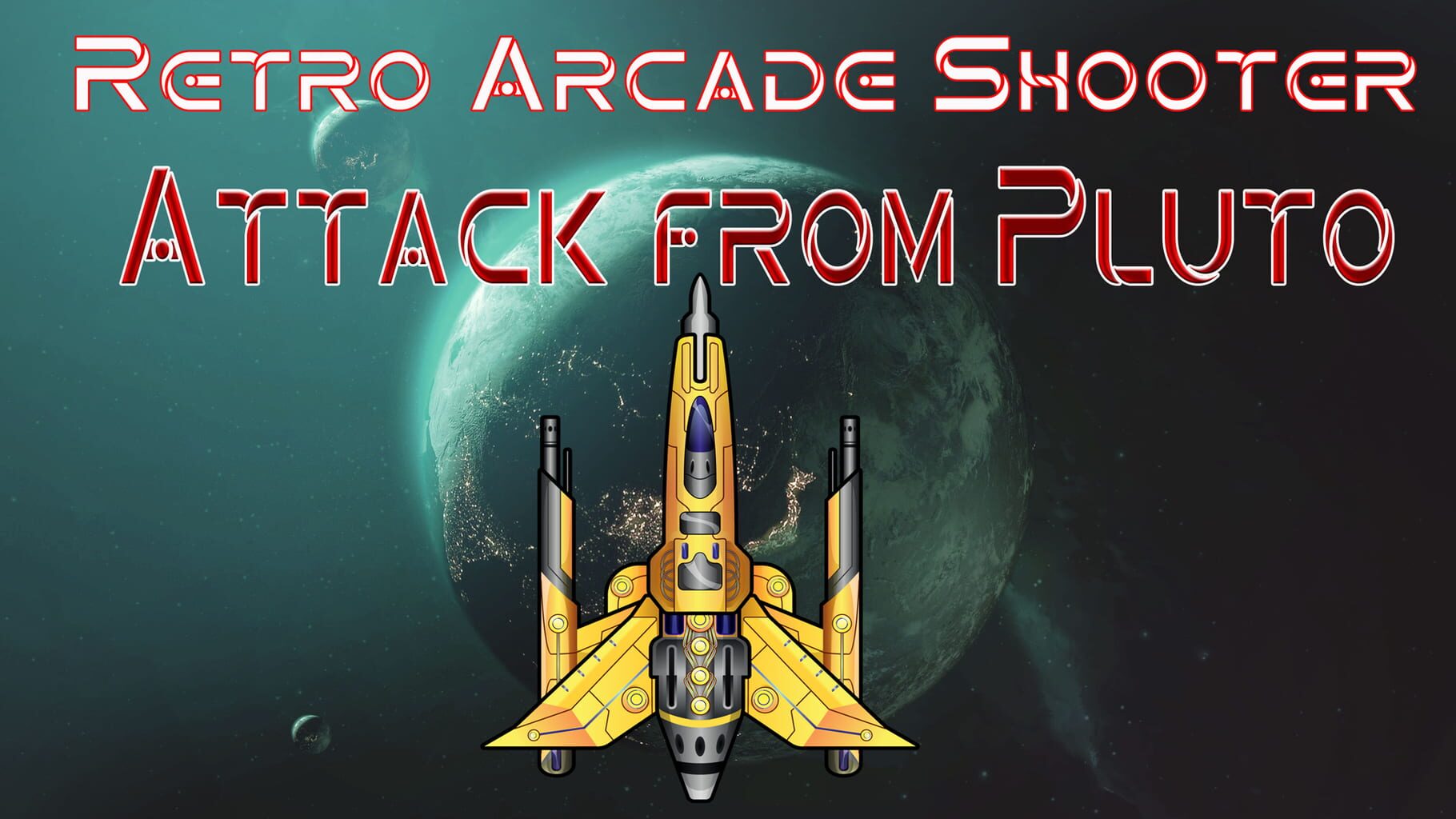 Retro Arcade Shooter - Attack from Pluto artwork