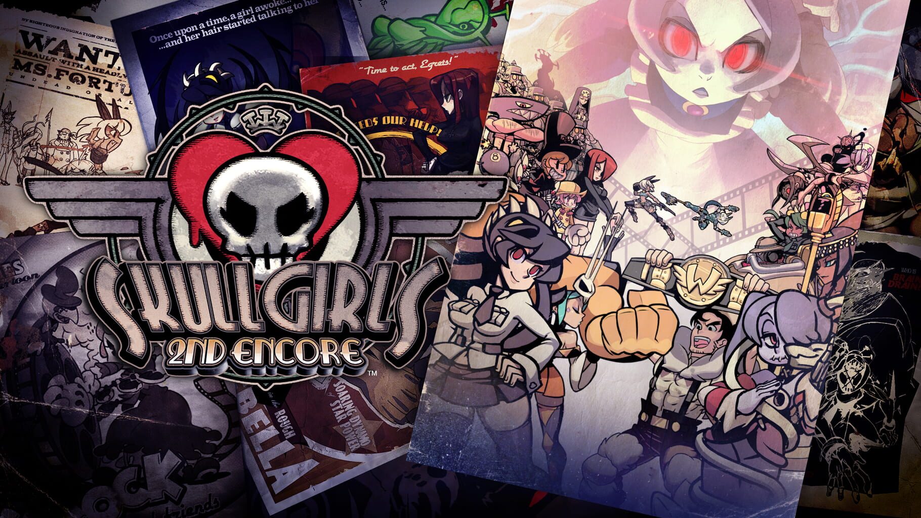 Skullgirls: 2nd Encore artwork