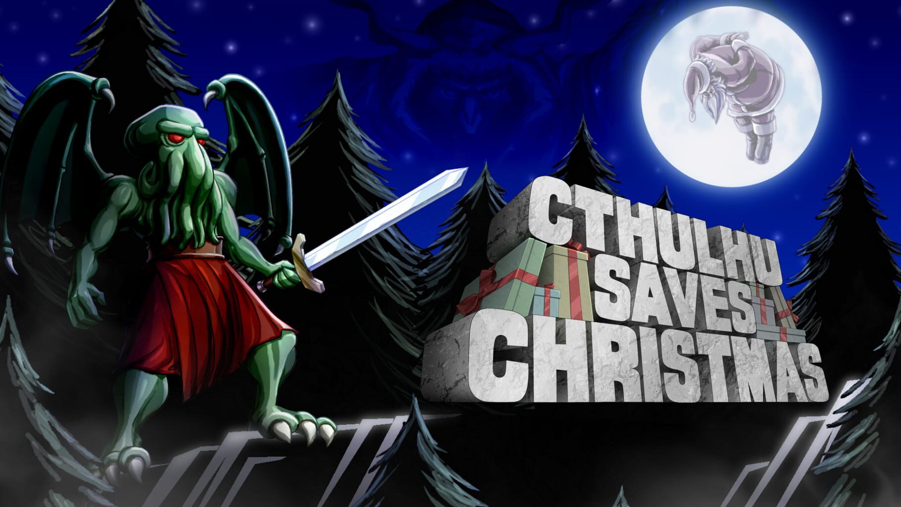Cthulhu Saves Christmas artwork