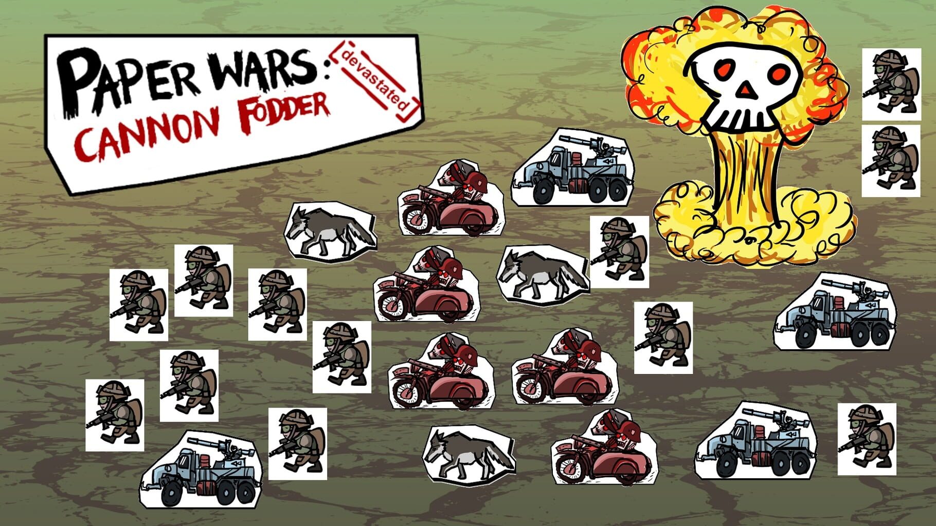 Arte - Paper Wars: Cannon Fodder Devastated