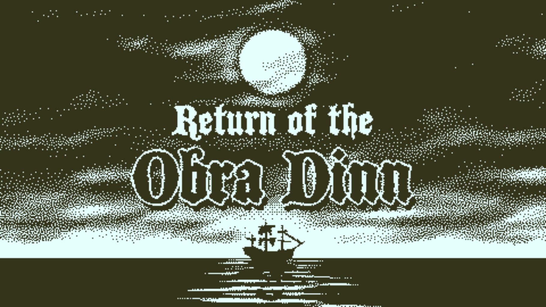 Return of the Obra Dinn artwork