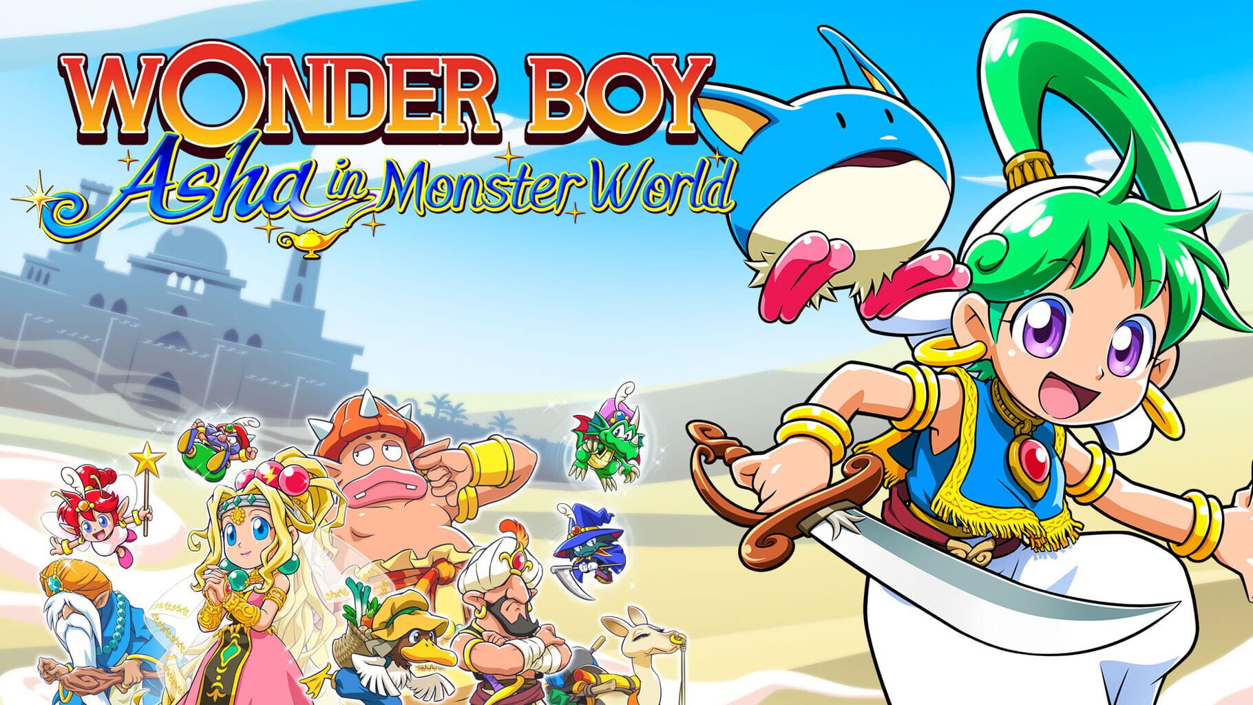 Wonder Boy: Asha in Monster World artwork