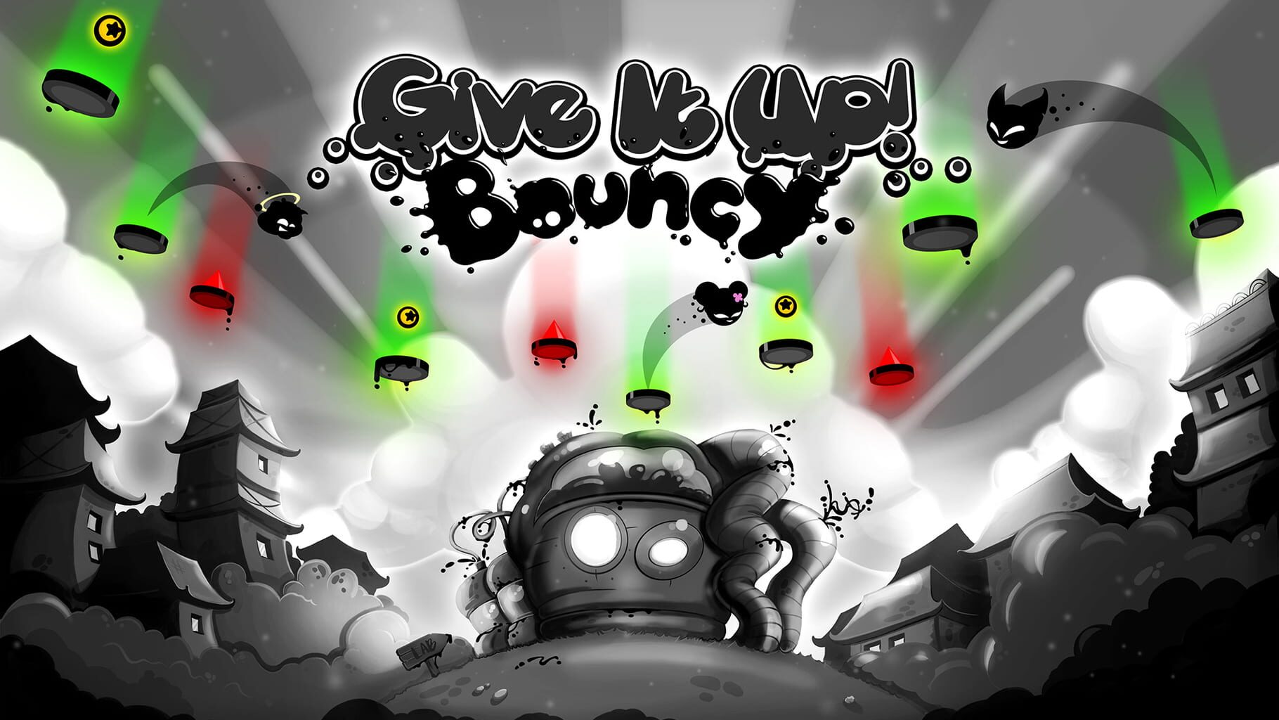 Give It Up! Bouncy artwork