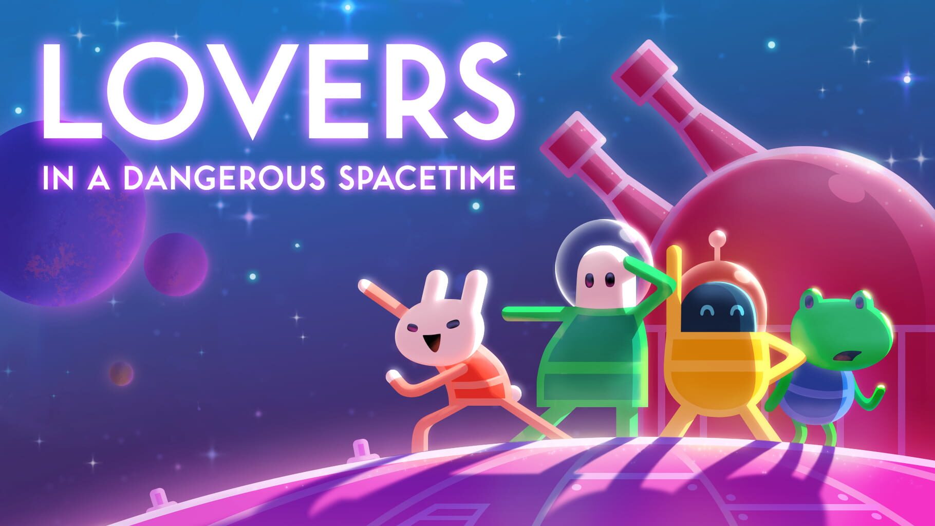 Lovers in a Dangerous Spacetime artwork