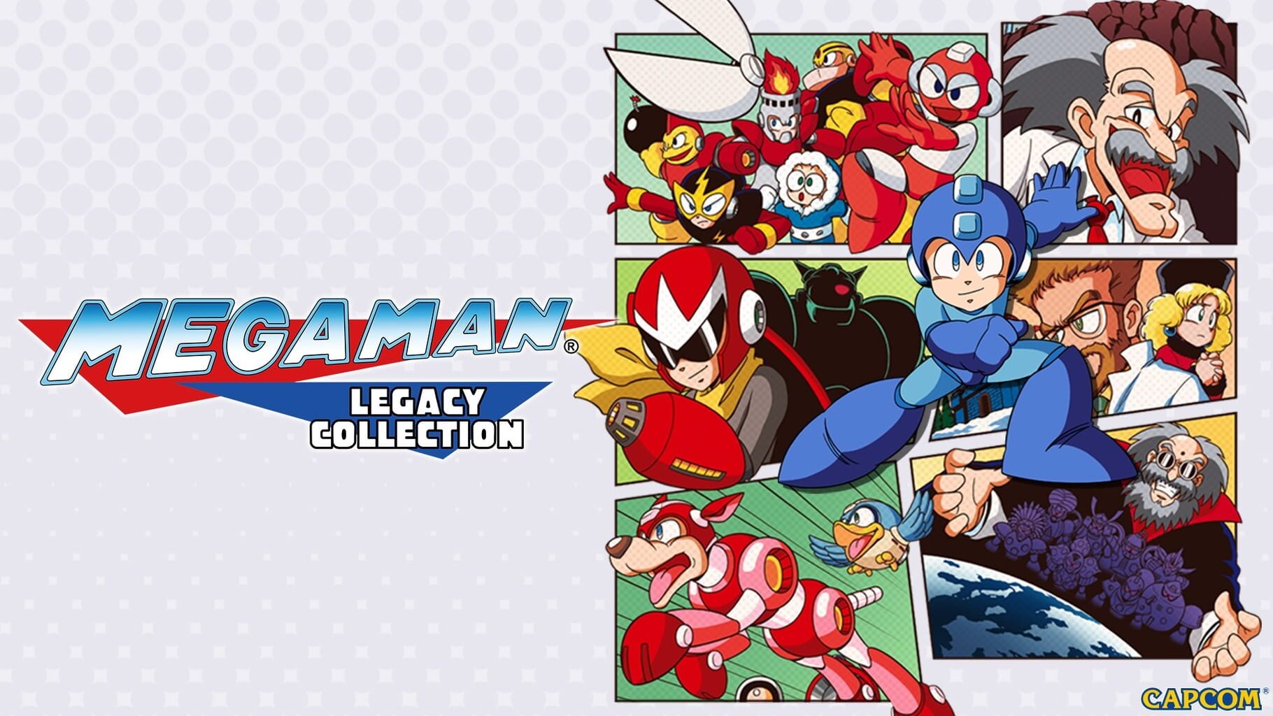 Mega Man Legacy Collection artwork