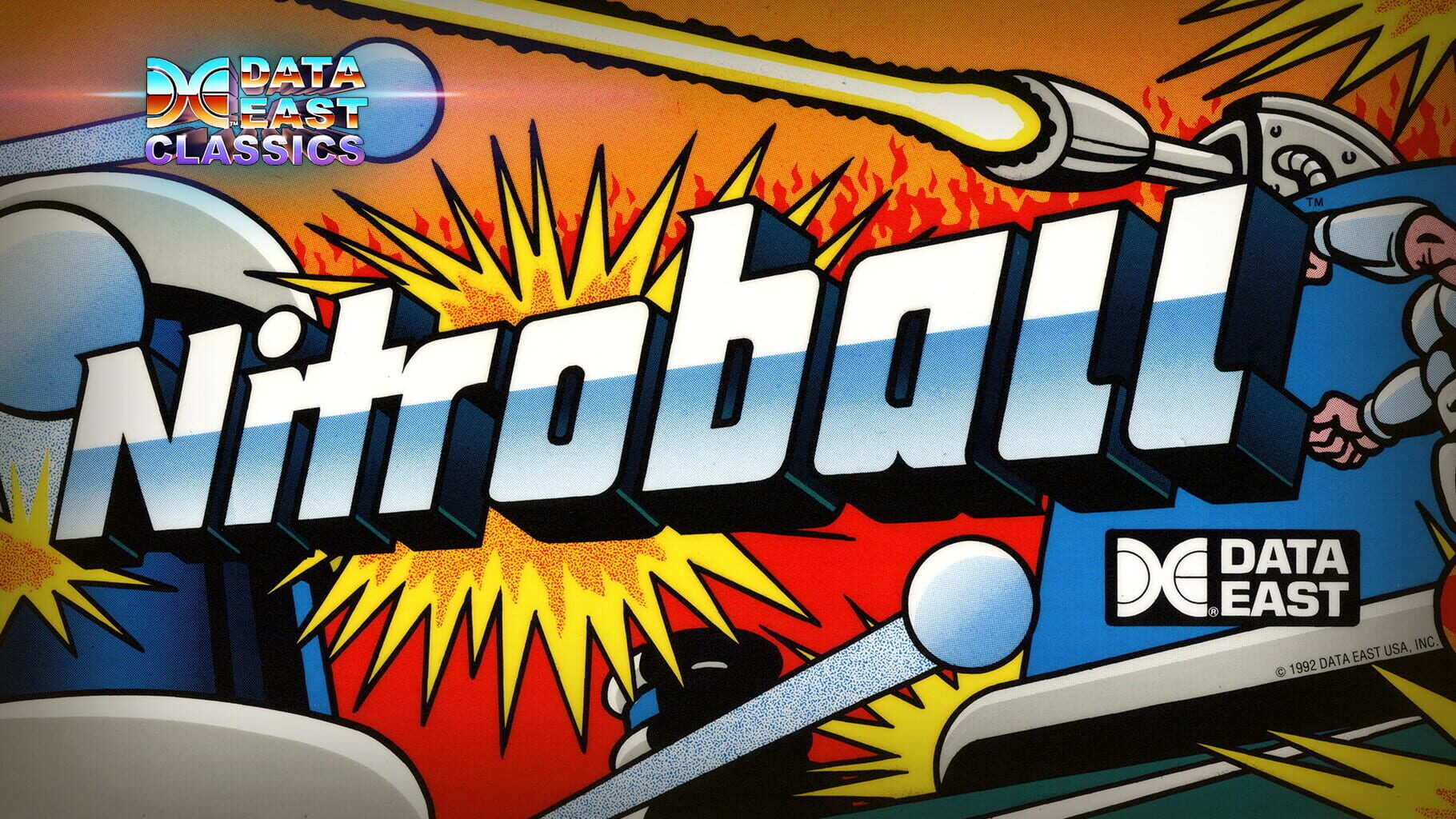 Johnny Turbo's Arcade: Nitro Ball artwork