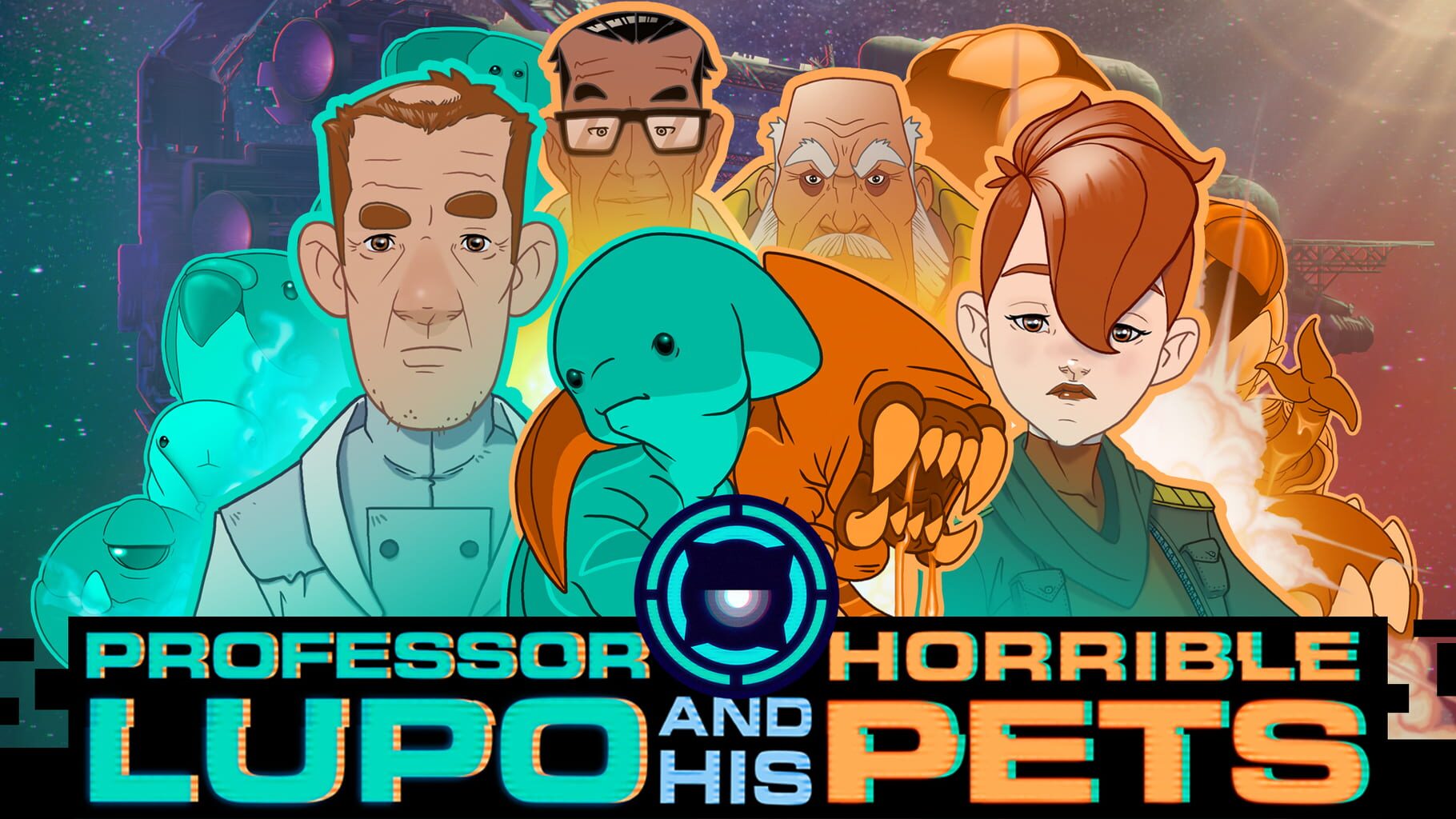Professor Lupo and his Horrible Pets artwork
