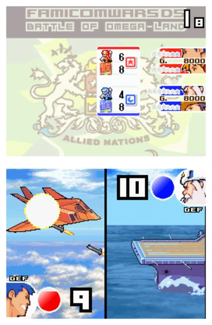 Captura de pantalla - Advance Wars: Dual Strike