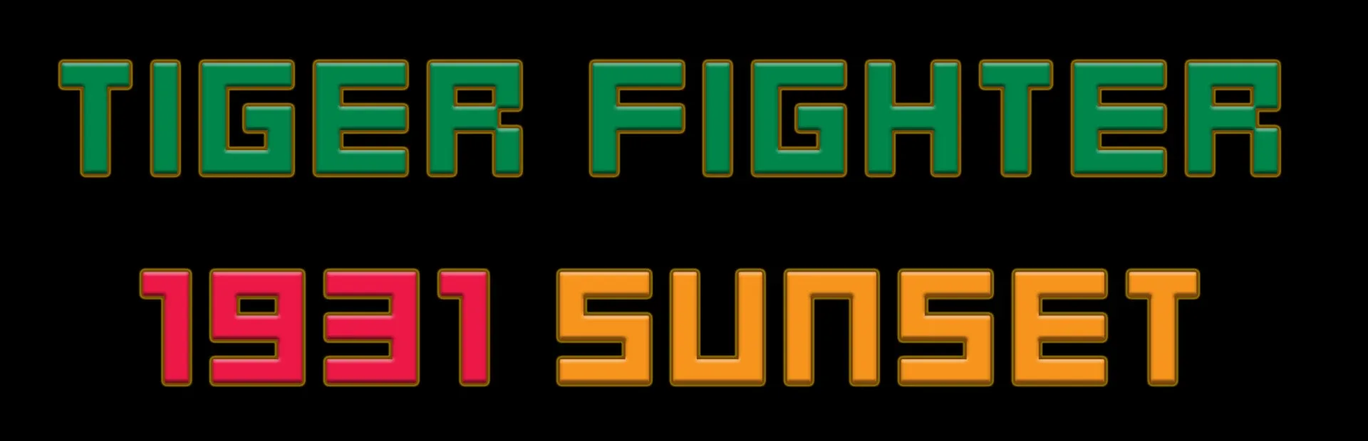 Tiger Fighter 1931: Sunset