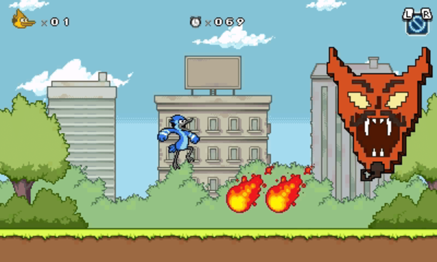 Regular Show: Mordecai and Rigby in 8-Bit Land screenshot