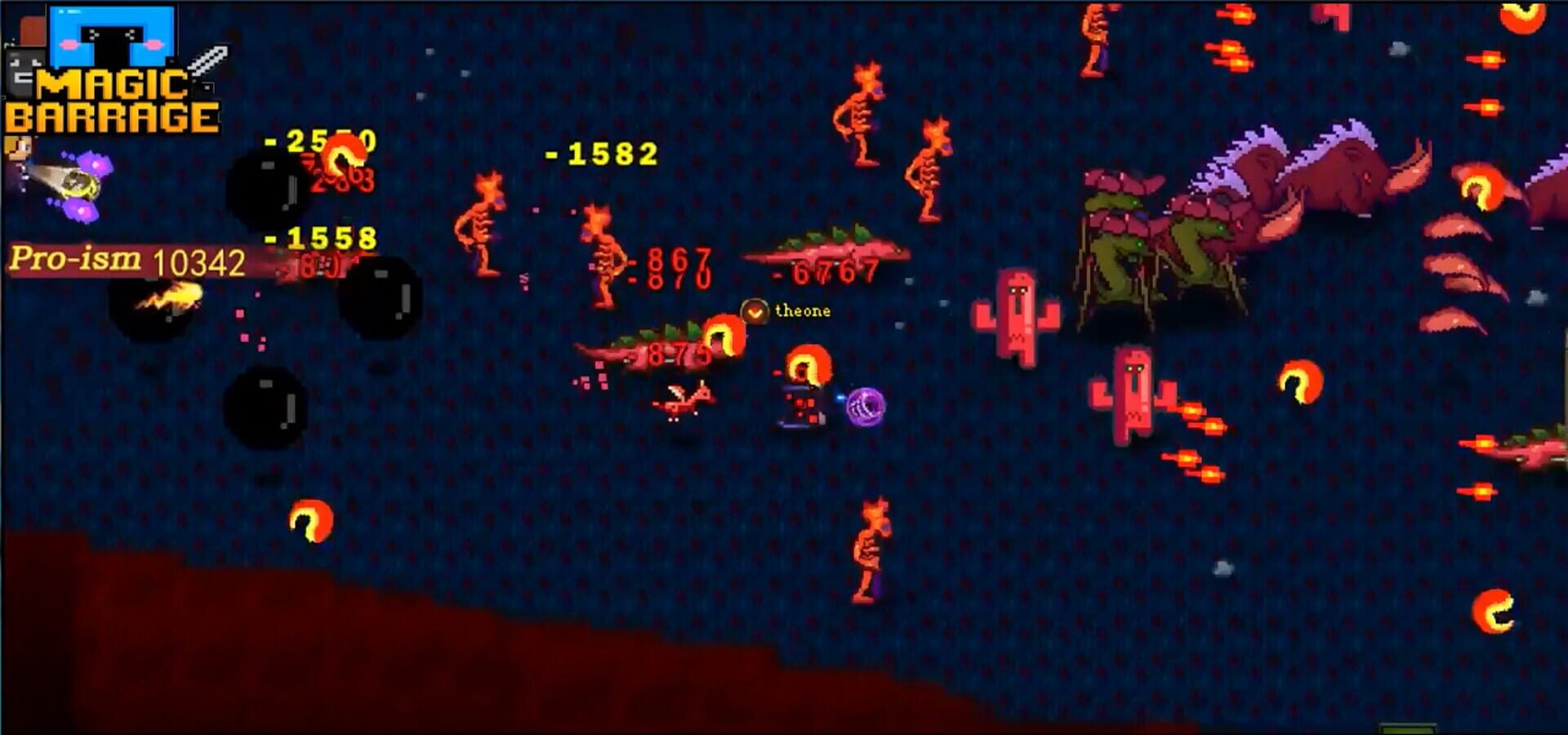 Magic Barrage - Bitferno - Screenshot