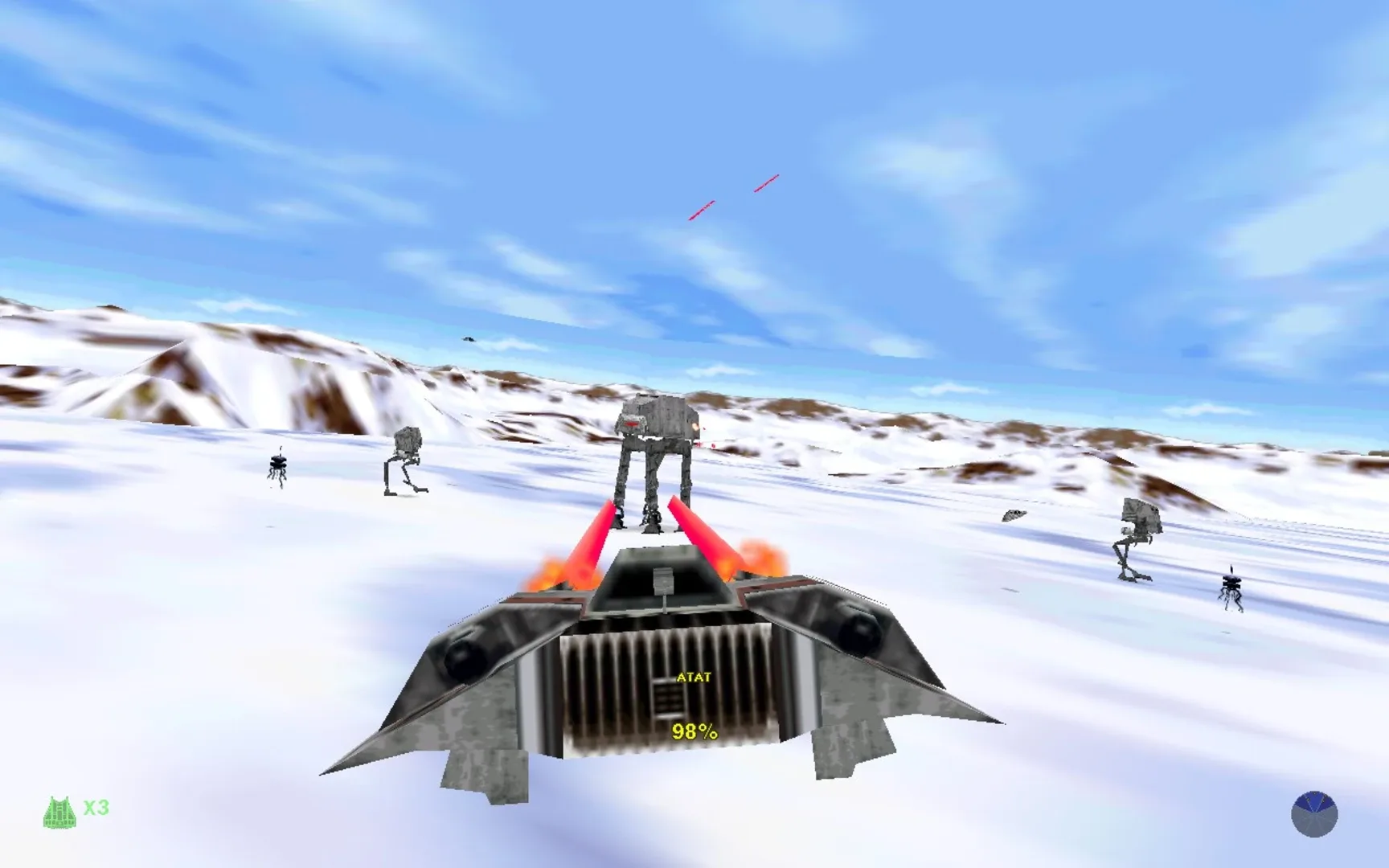 Captura de pantalla - Star Wars: Shadows of the Empire