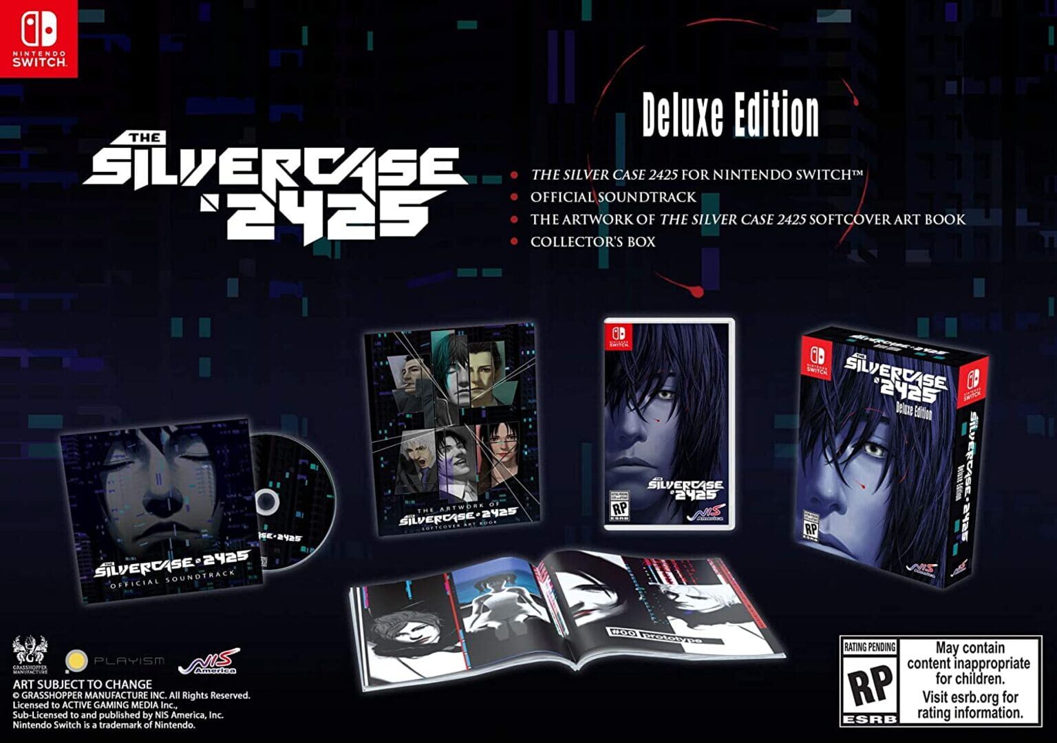 The Silver Case 2425: Deluxe Edition artwork