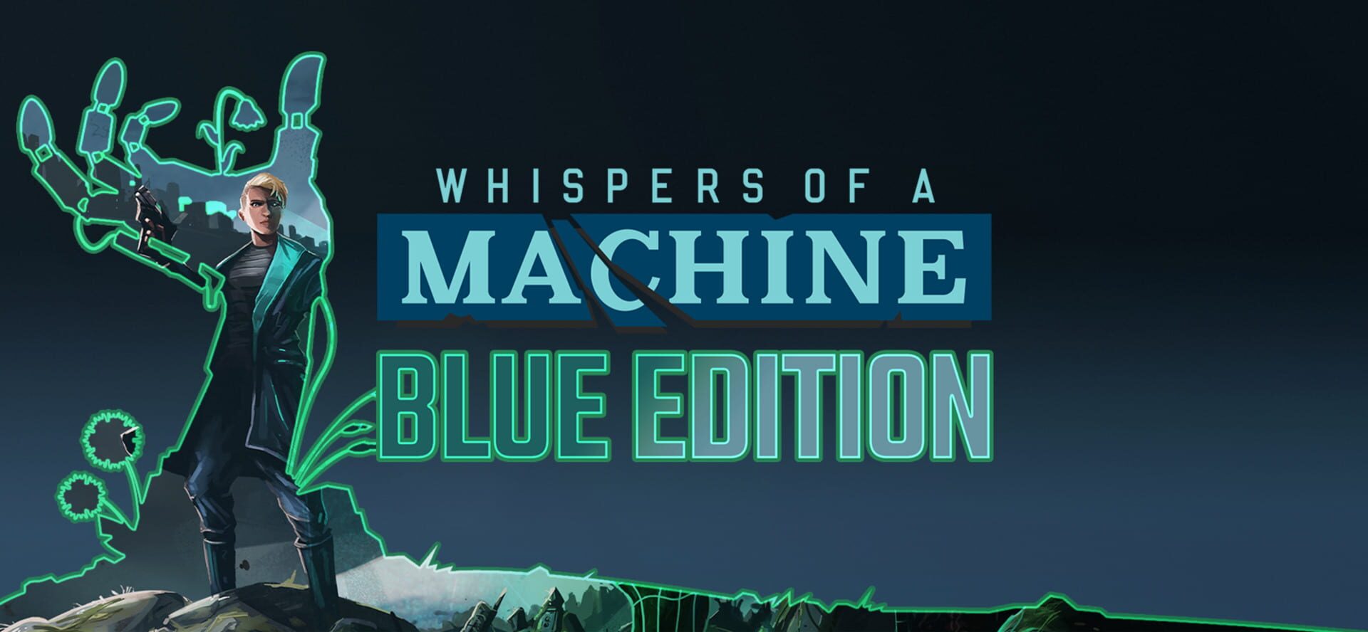 Artwork for Whispers of a Machine: Blue Edition