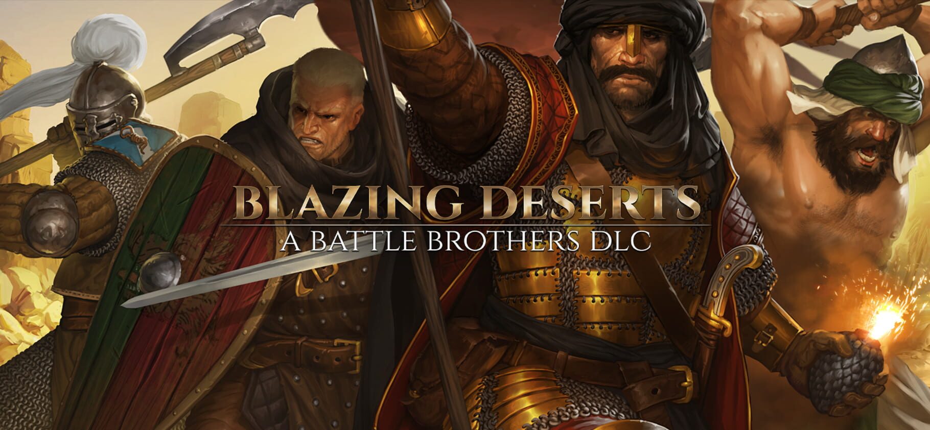 Battle Brothers: Blazing Deserts artwork