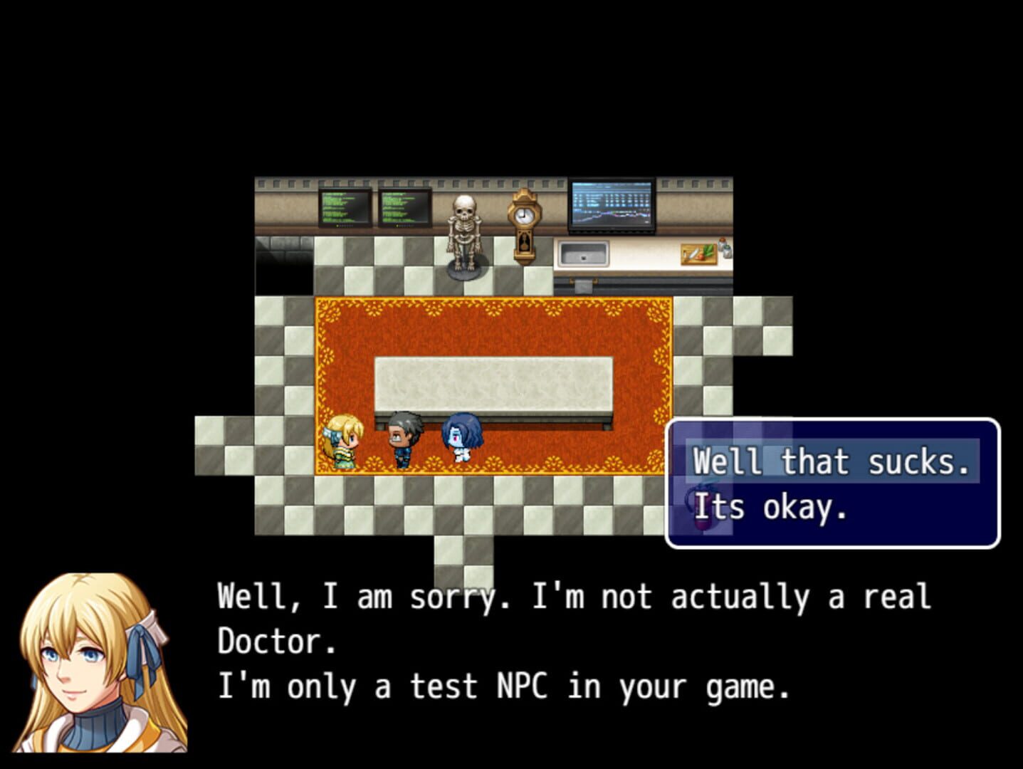 Sakura and Crit: The Mock Game - Screenshot
