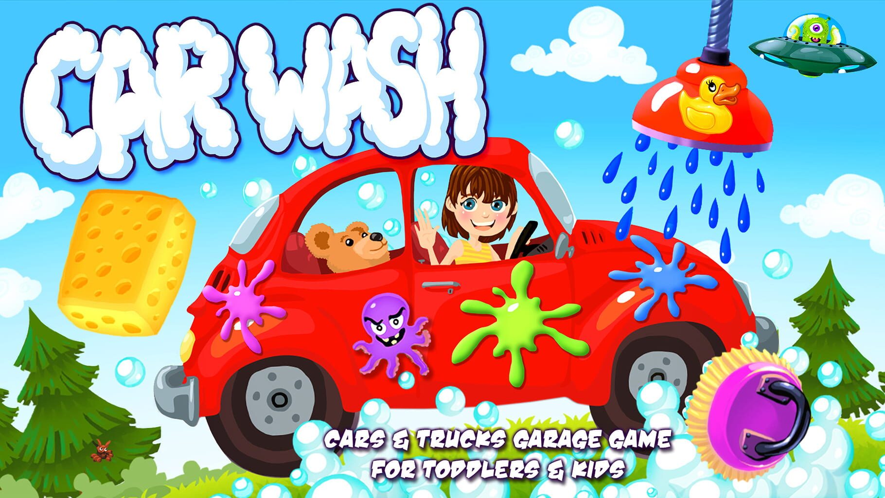 Car Wash: Cars & Trucks Garage Game for Toddlers & Kids artwork
