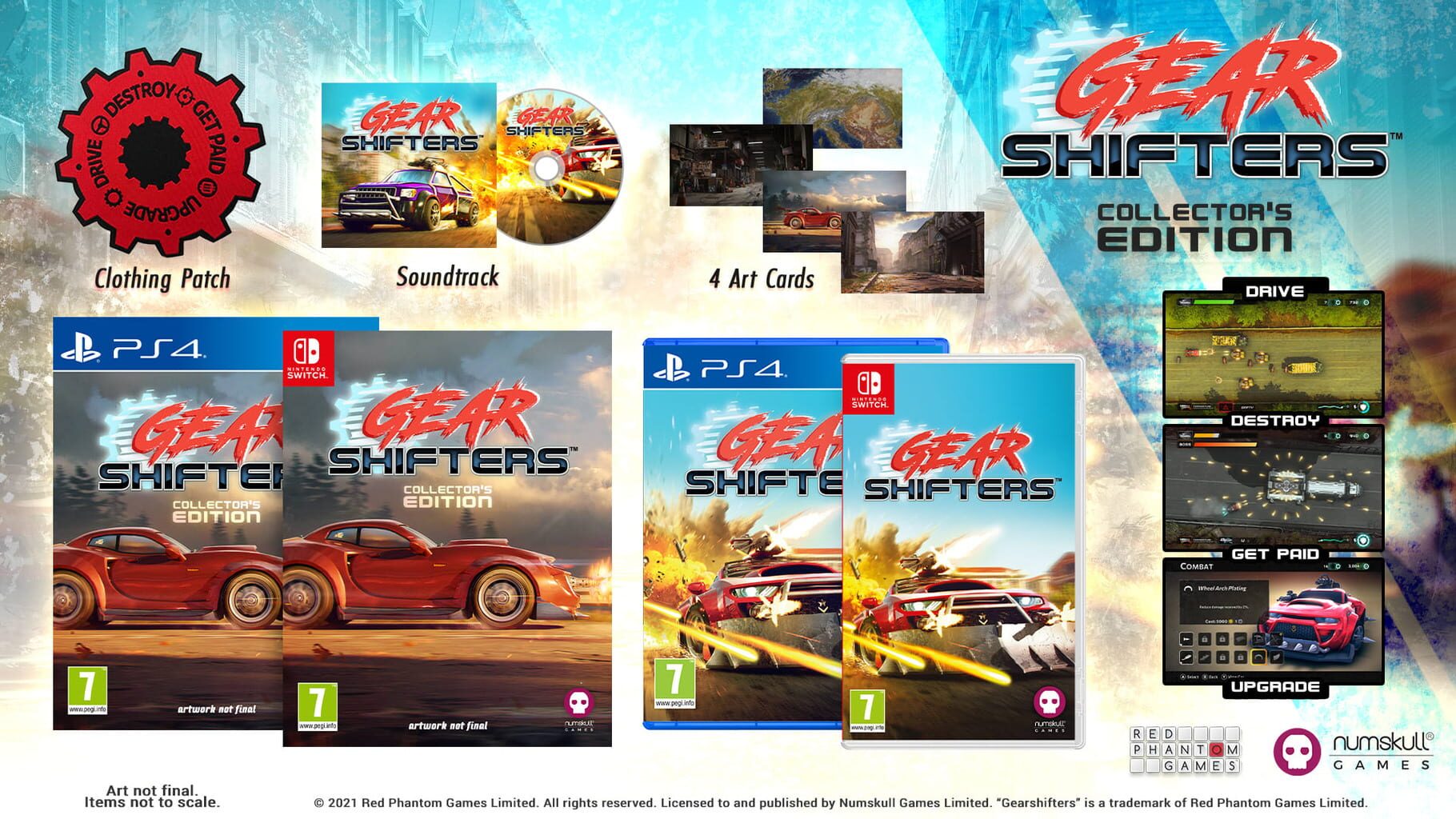 Gearshifters: Collector's Edition artwork