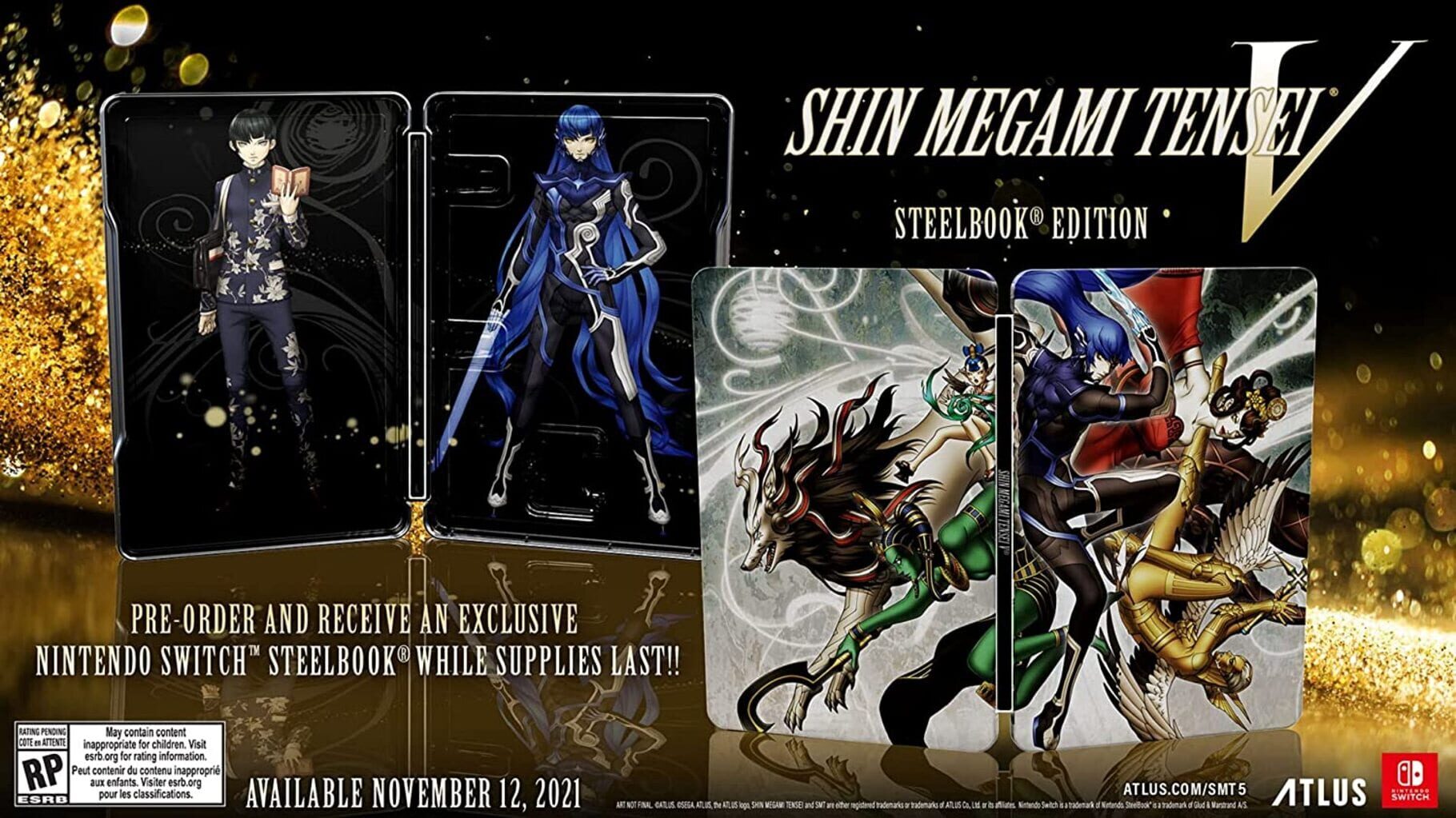 Shin Megami Tensei V: Steelbook Launch Edition artwork