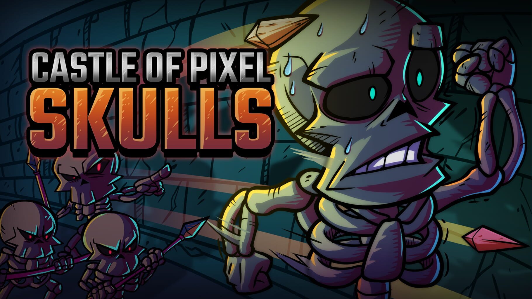 Castle of Pixel Skulls artwork