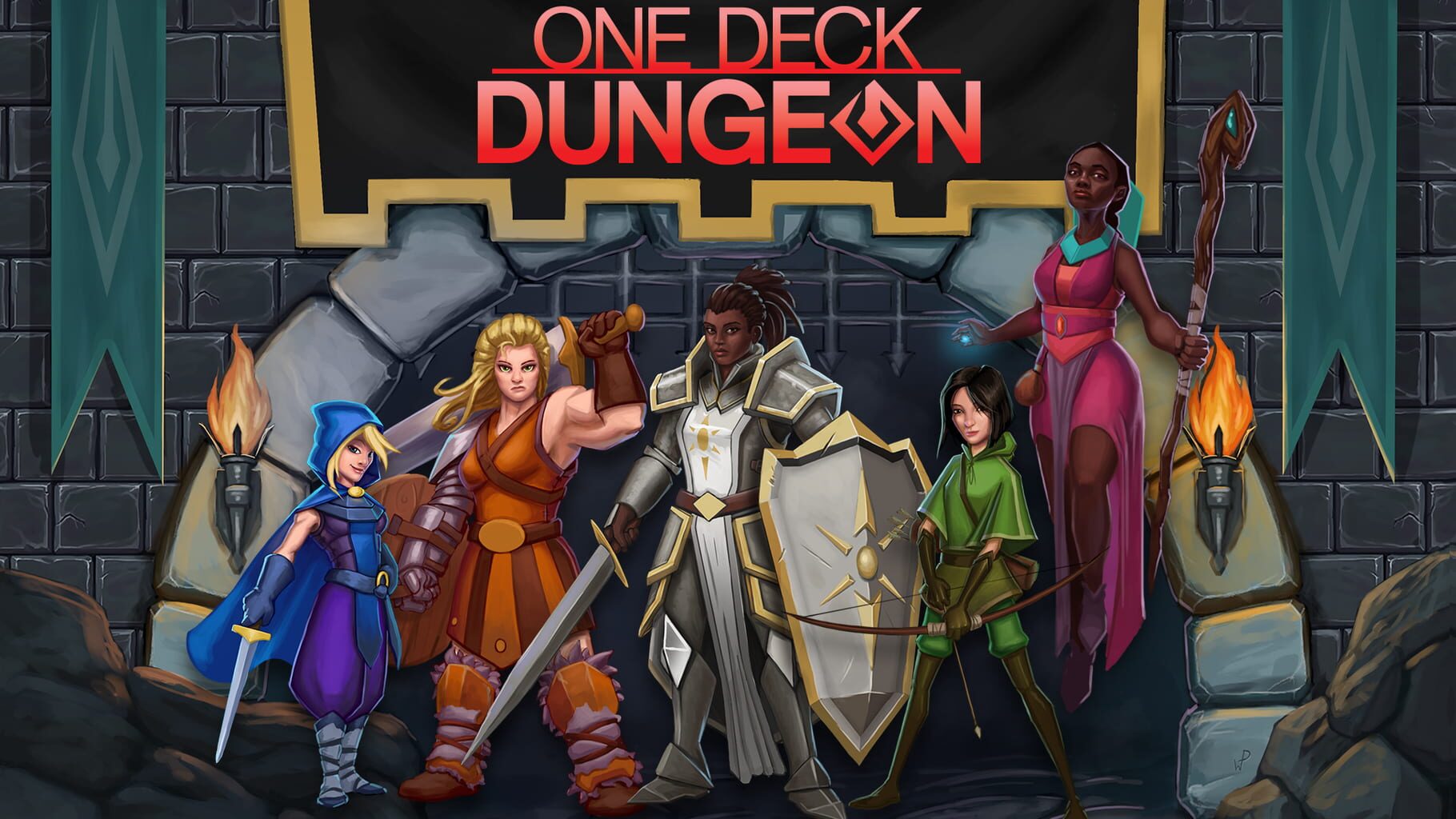 One Deck Dungeon artwork